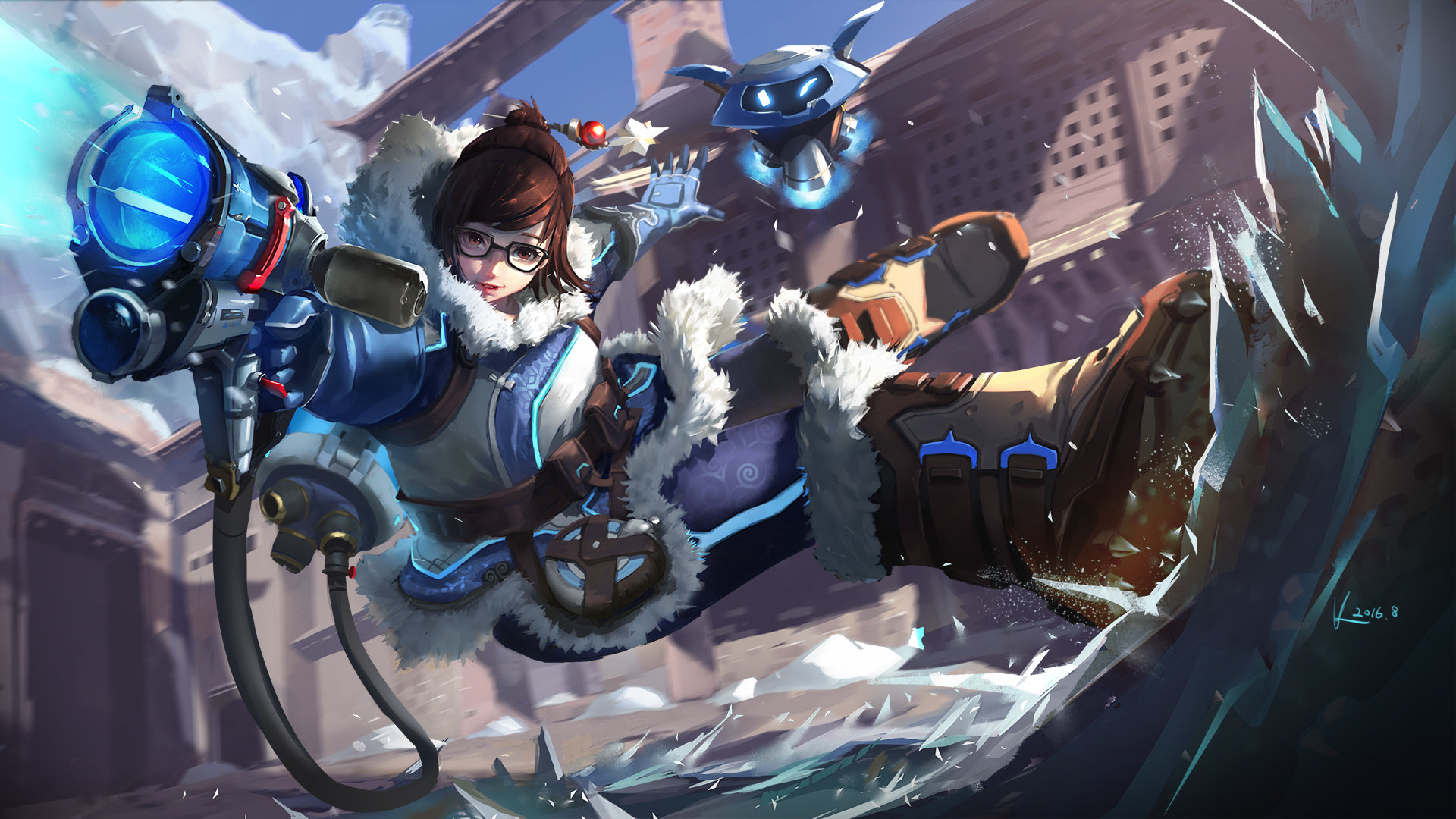 Download 1080p Mei (Overwatch) computer wallpaper ID:169822 for free