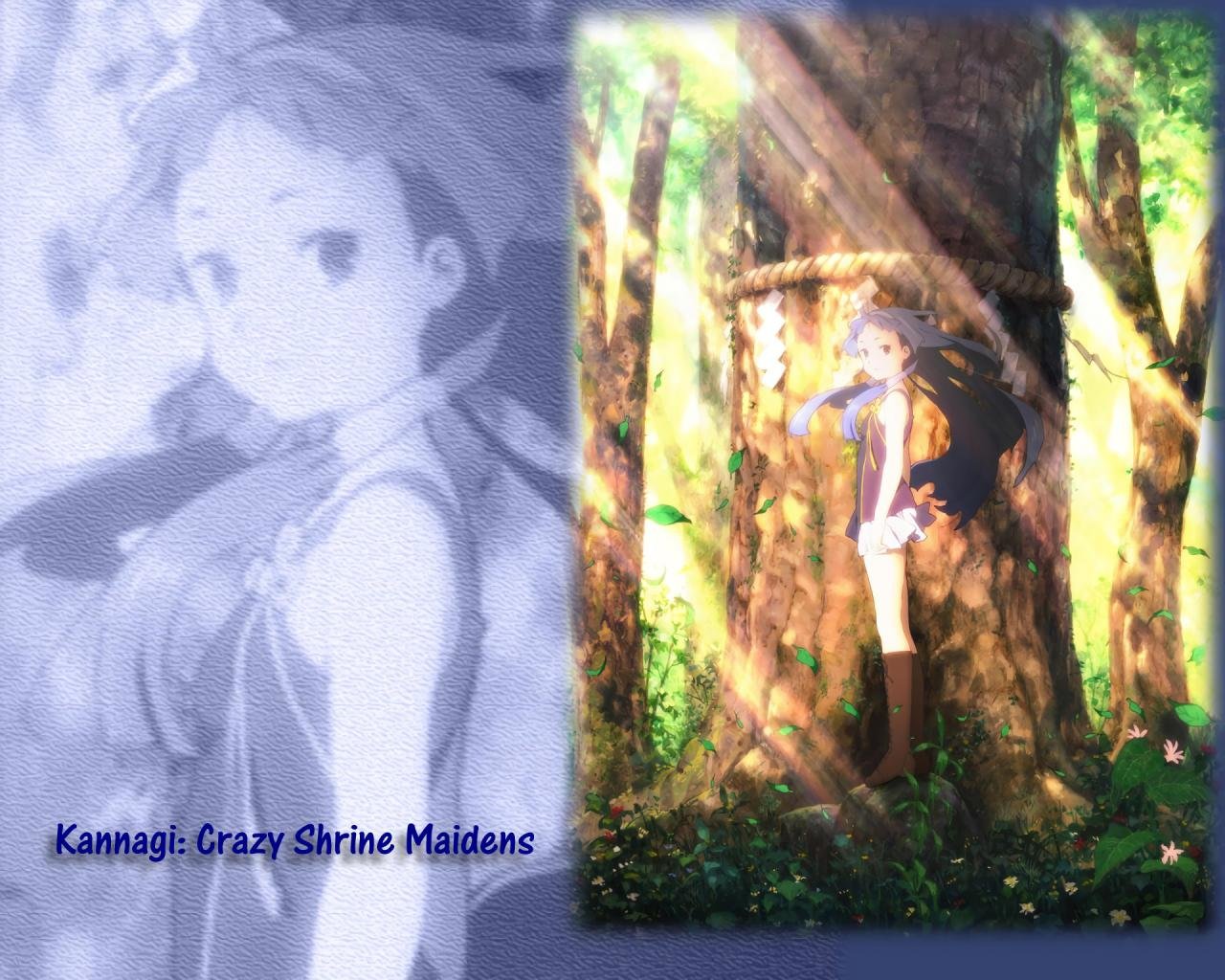 Download hd 1280x1024 Kannagi: Crazy Shrine Maidens PC wallpaper ID:375988 for free