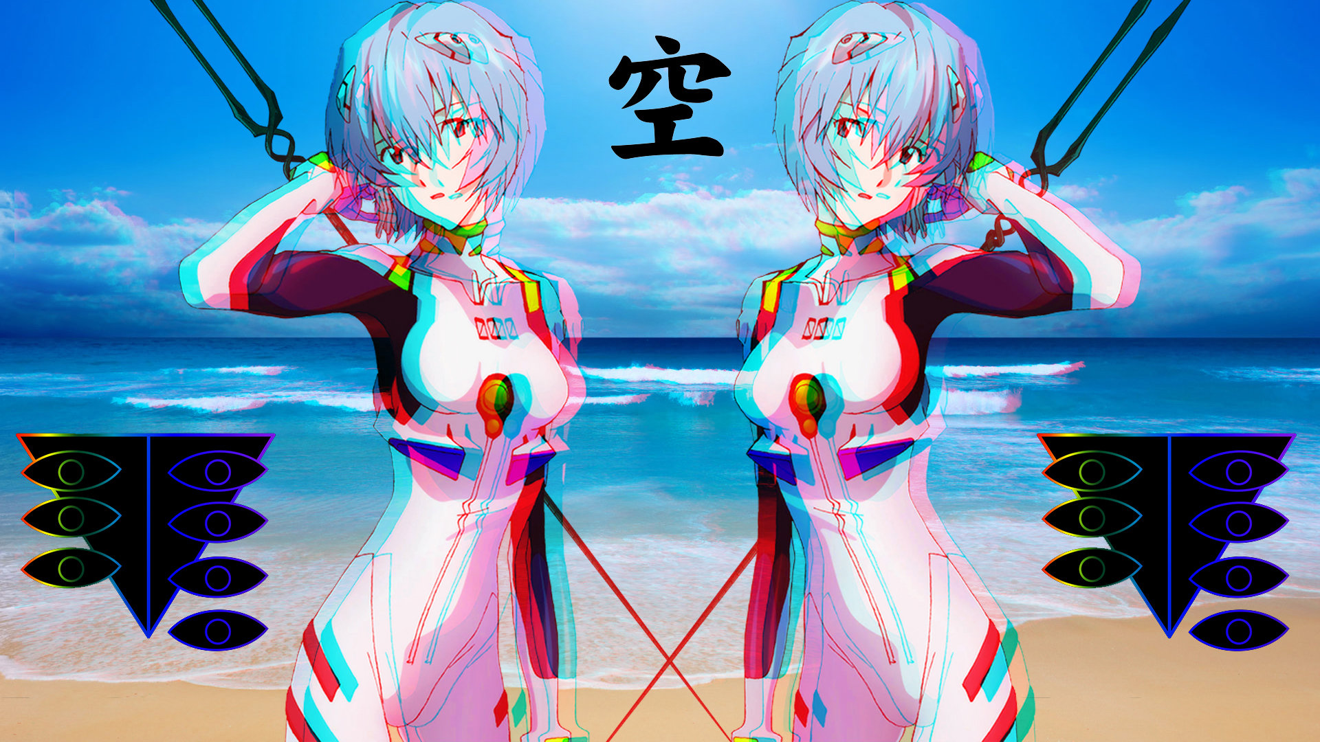 High resolution Rei Ayanami 1080p background ID:215515 for PC