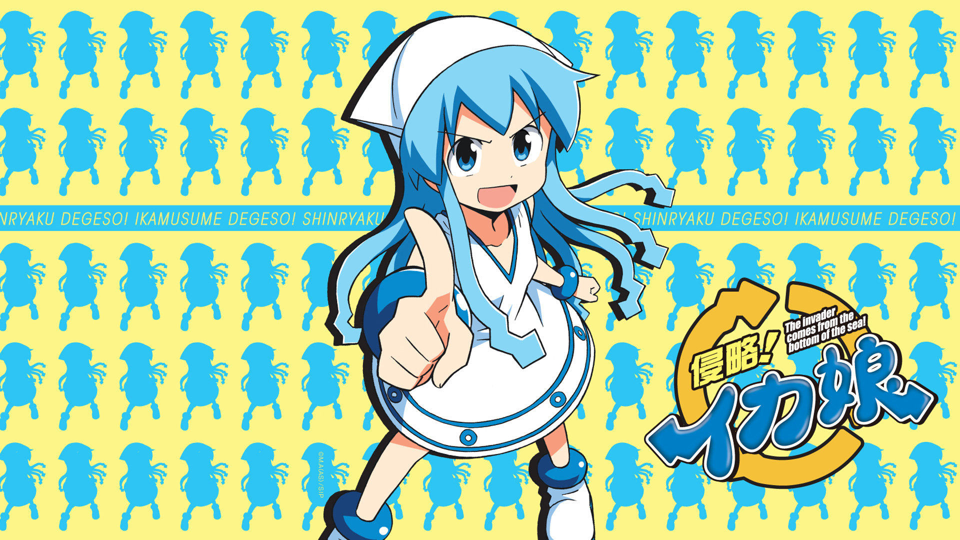 Awesome Ika Musume free background ID:103186 for hd 1920x1080 PC