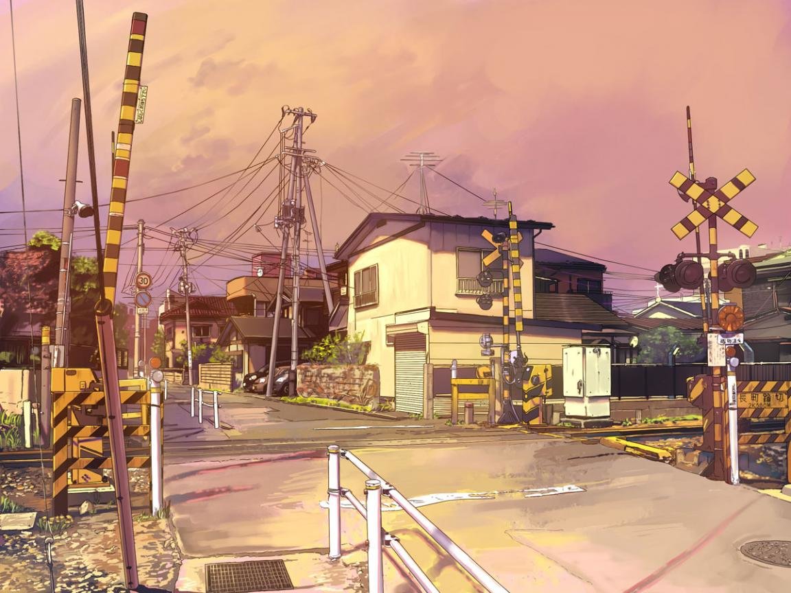 Free download Anime city background ID:118695 hd 1152x864 for PC