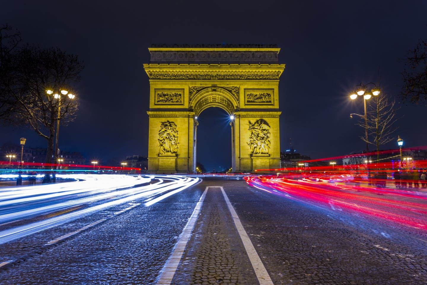 Download hd 1440x960 Arc De Triomphe computer background ID:493963 for free