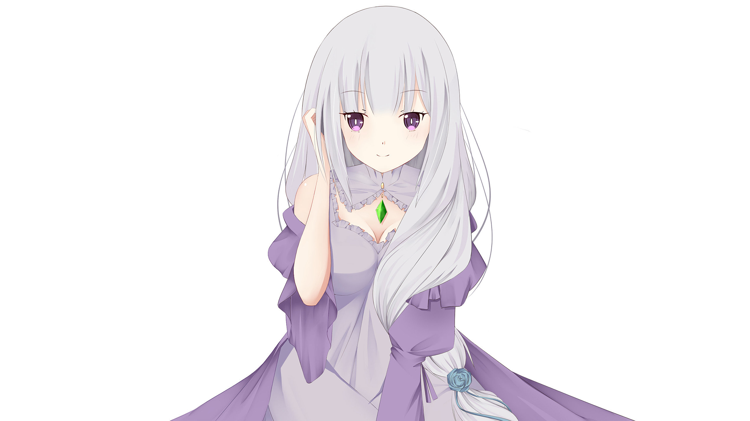 Awesome Emilia (Re:ZERO) free background ID:159436 for hd 2560x1440 desktop