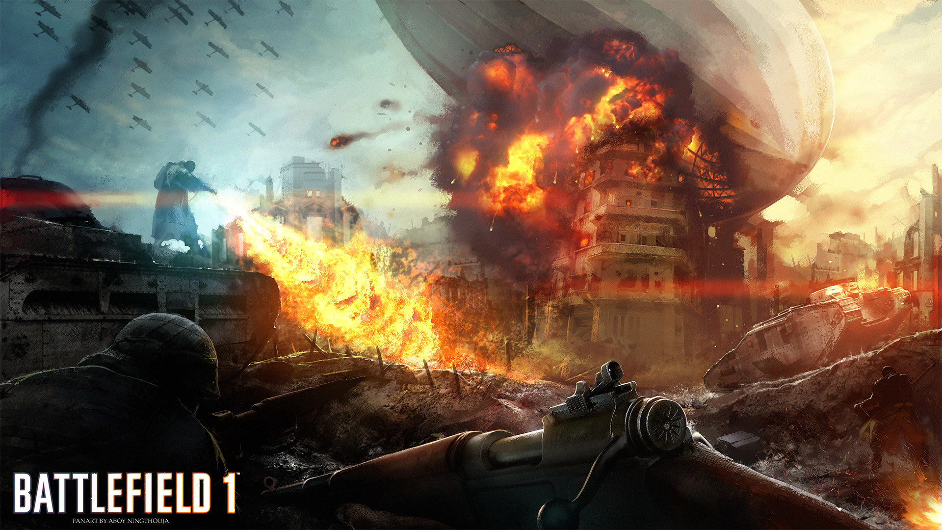 Best Battlefield 1 wallpaper ID:497946 for High Resolution 1080p PC
