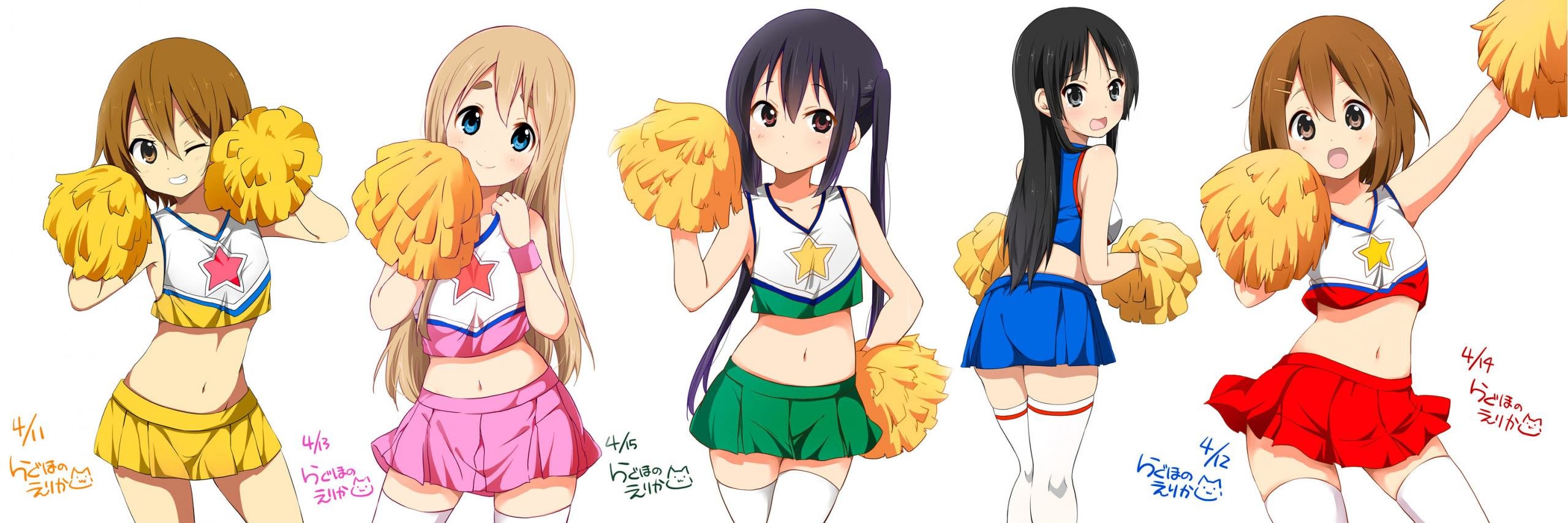 Awesome K-ON! free background ID:212667 for dual monitor 2560x854 computer