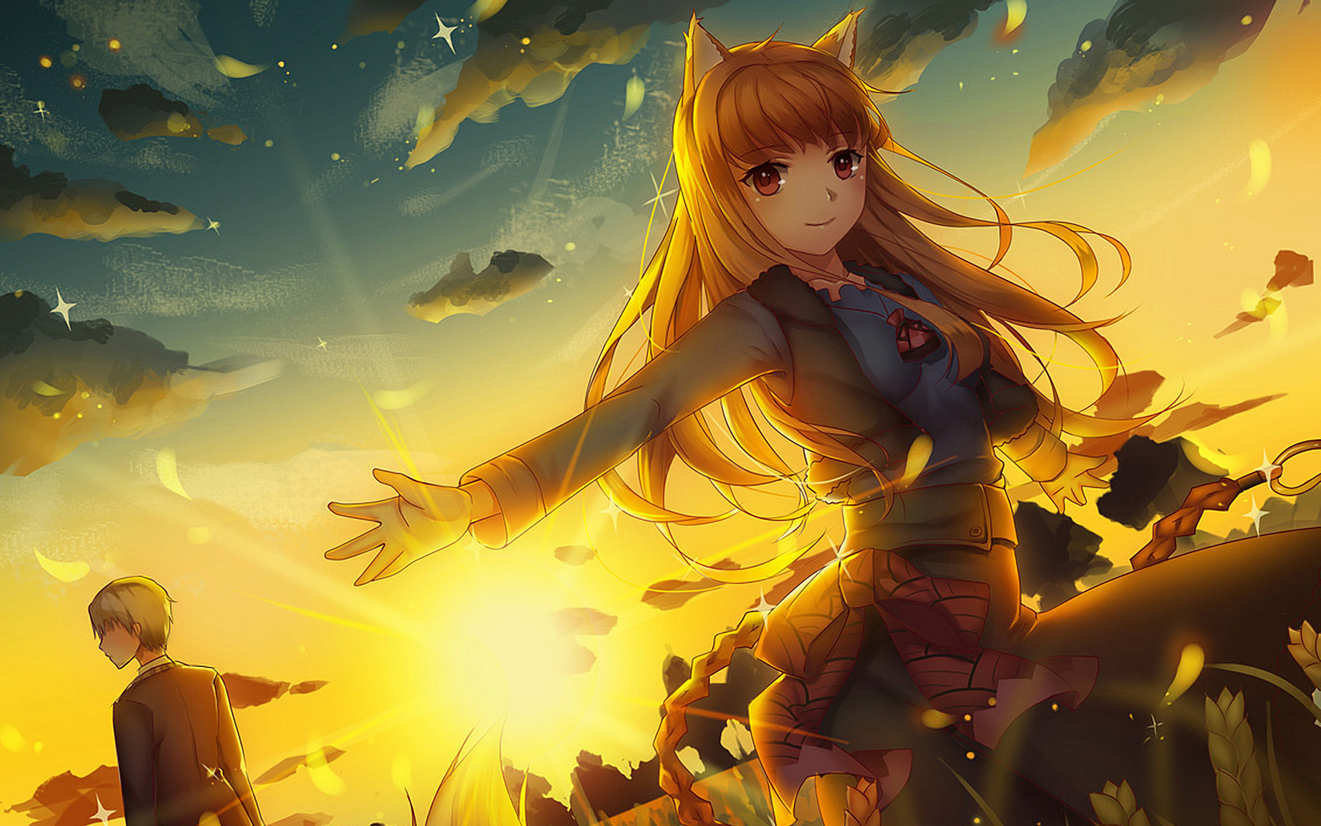 Download hd 1920x1200 Holo (Spice & Wolf) computer background ID:399805 for free