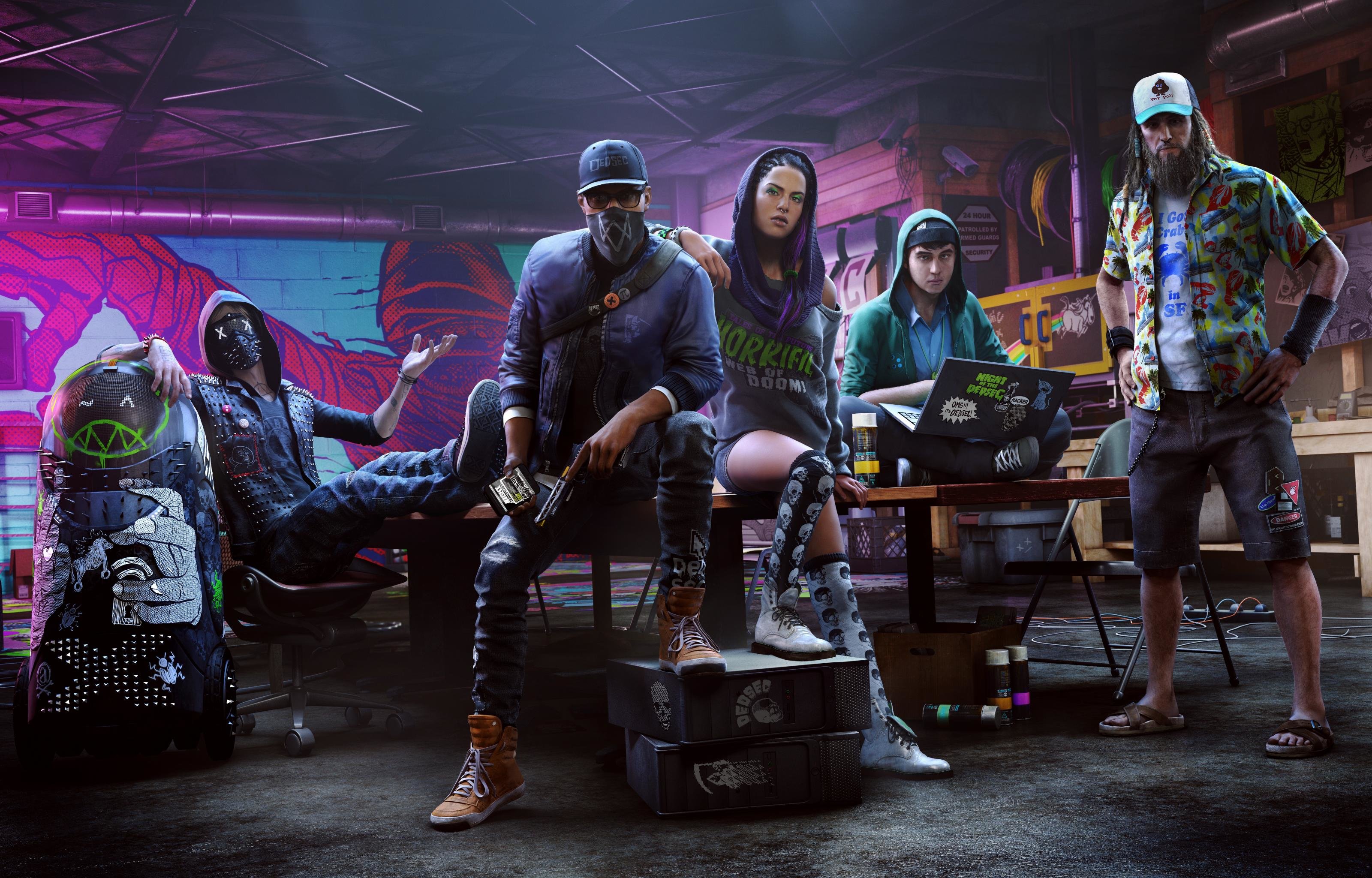 Free download Watch Dogs 2 background ID:366093 hd 3200x2048 for computer