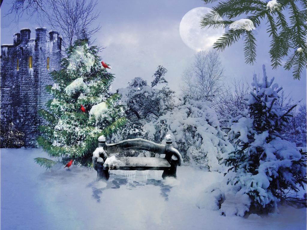High resolution Cool winter art hd 1024x768 background ID:294686 for PC