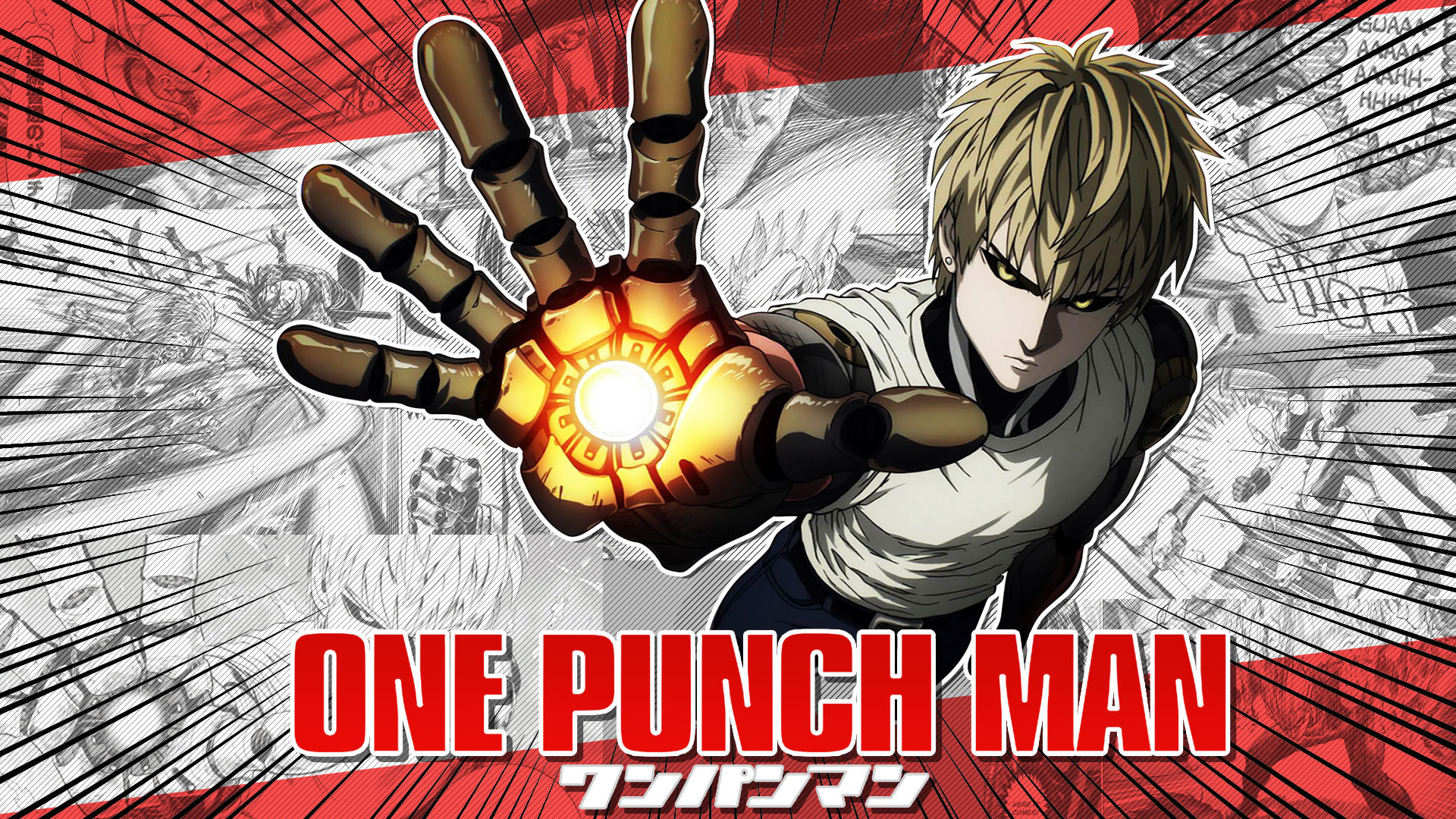 Awesome Genos (One-Punch Man) free background ID:345495 for full hd 1920x1080 computer