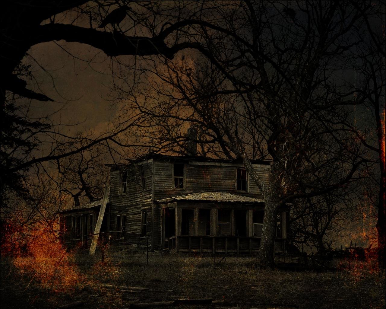 Free download Monster dark house wallpaper ID:57555 hd 1280x1024 for PC