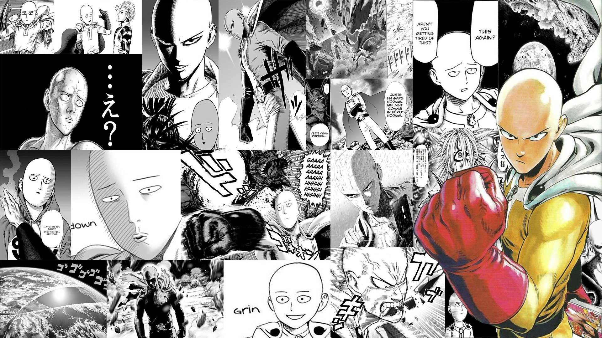 Awesome Saitama (One-Punch Man) free wallpaper ID:345434 for full hd 1080p PC