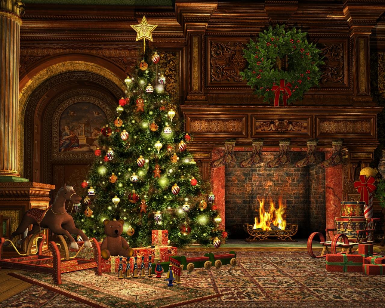 Best Christmas Tree wallpaper ID:434700 for High Resolution hd 1280x1024 desktop