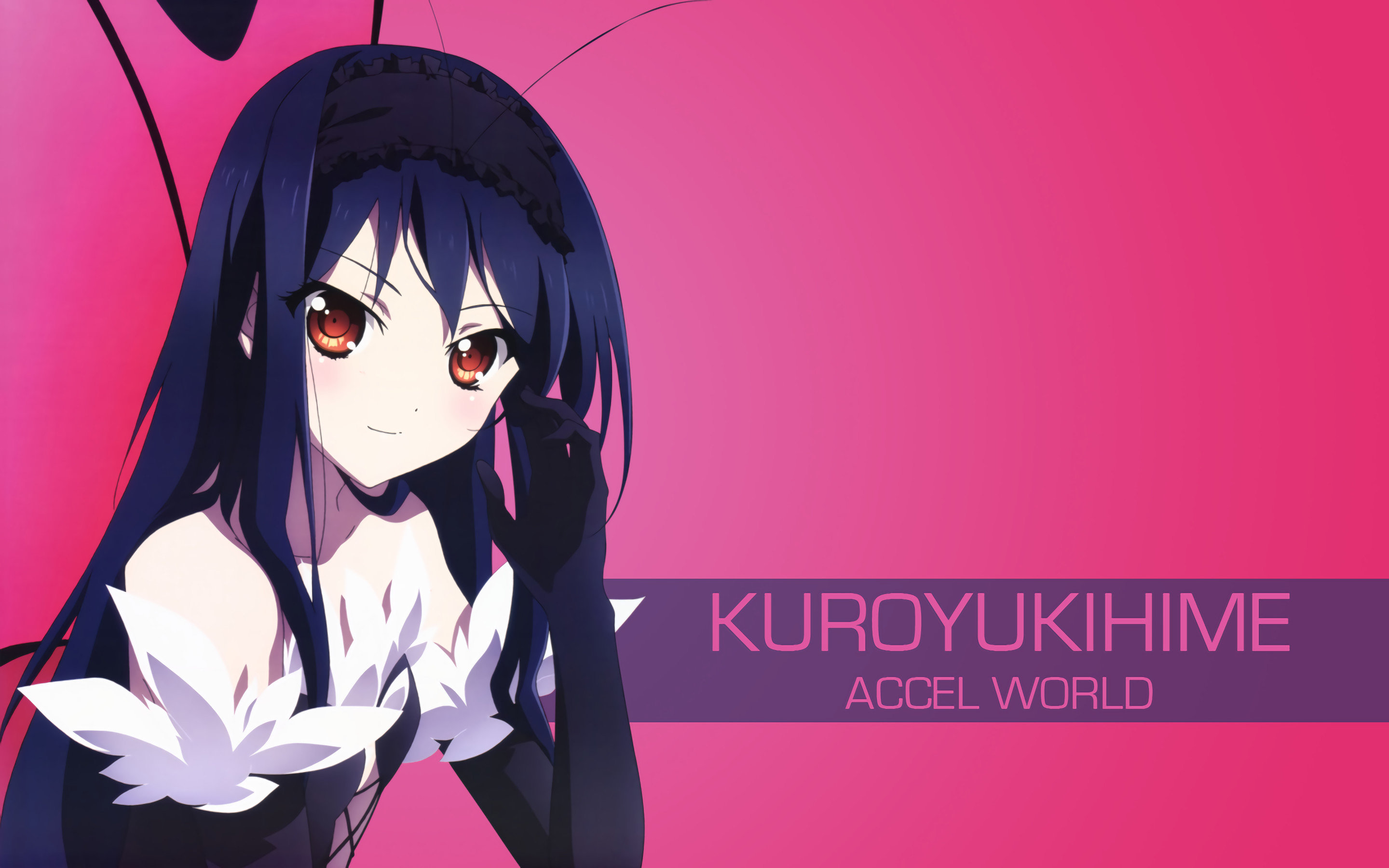 Download hd 2880x1800 Kuroyukihime (Accel World) computer wallpaper ID:247948 for free
