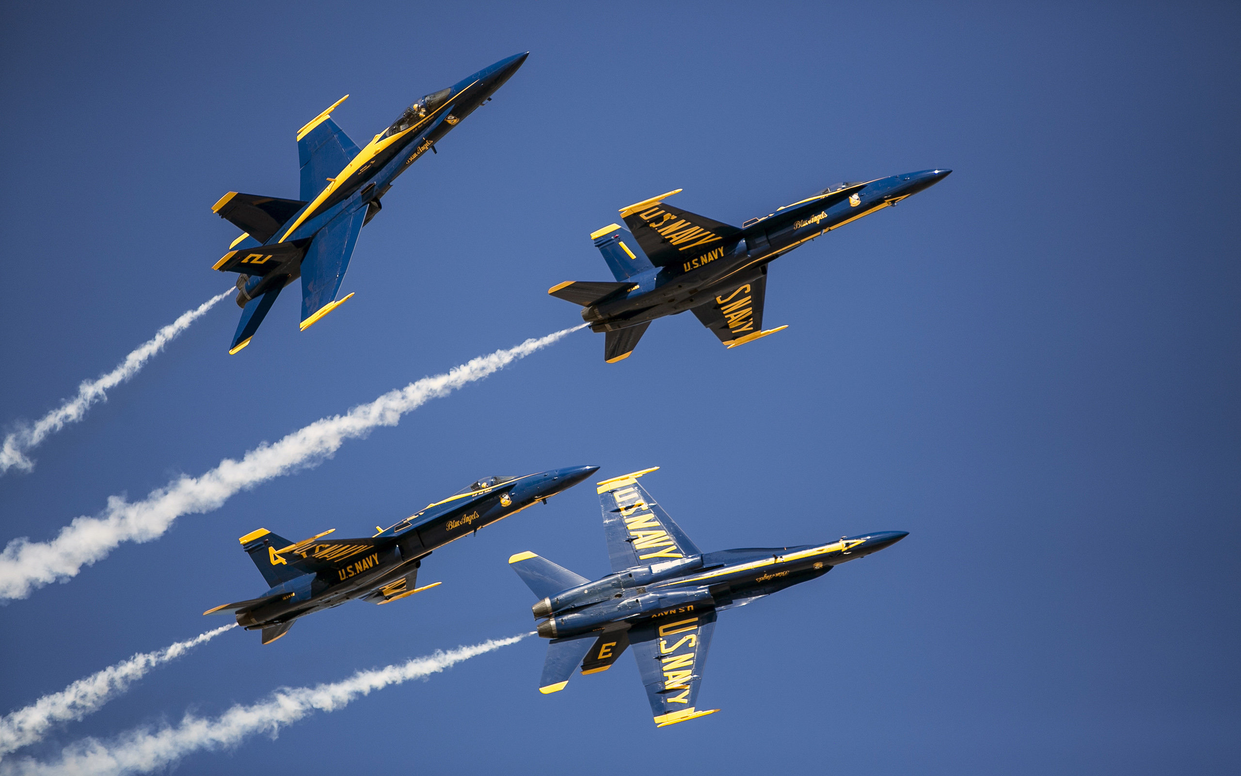 Download hd 2560x1600 Blue Angels PC wallpaper ID:321811 for free