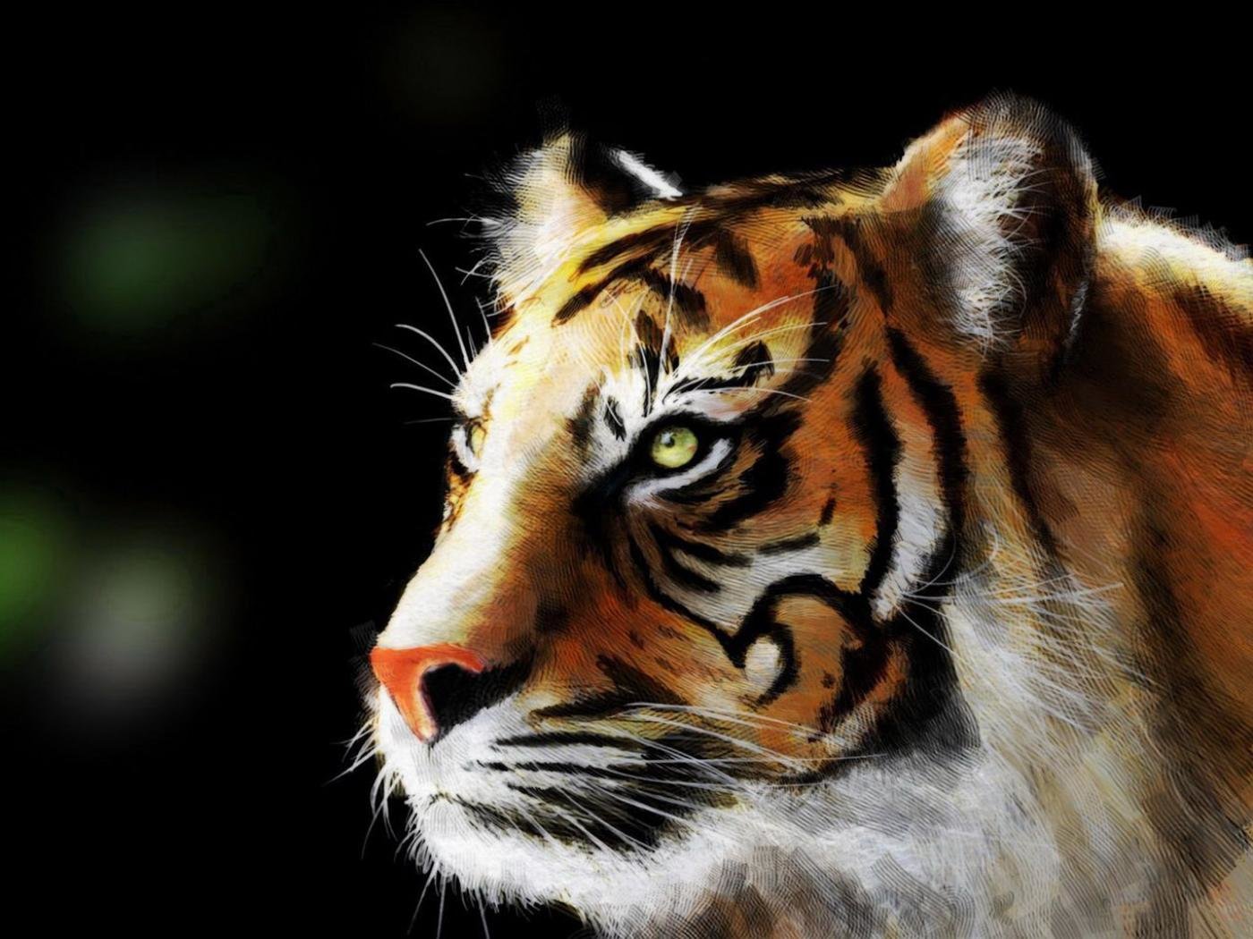 Free download Tiger background ID:115599 hd 1400x1050 for desktop