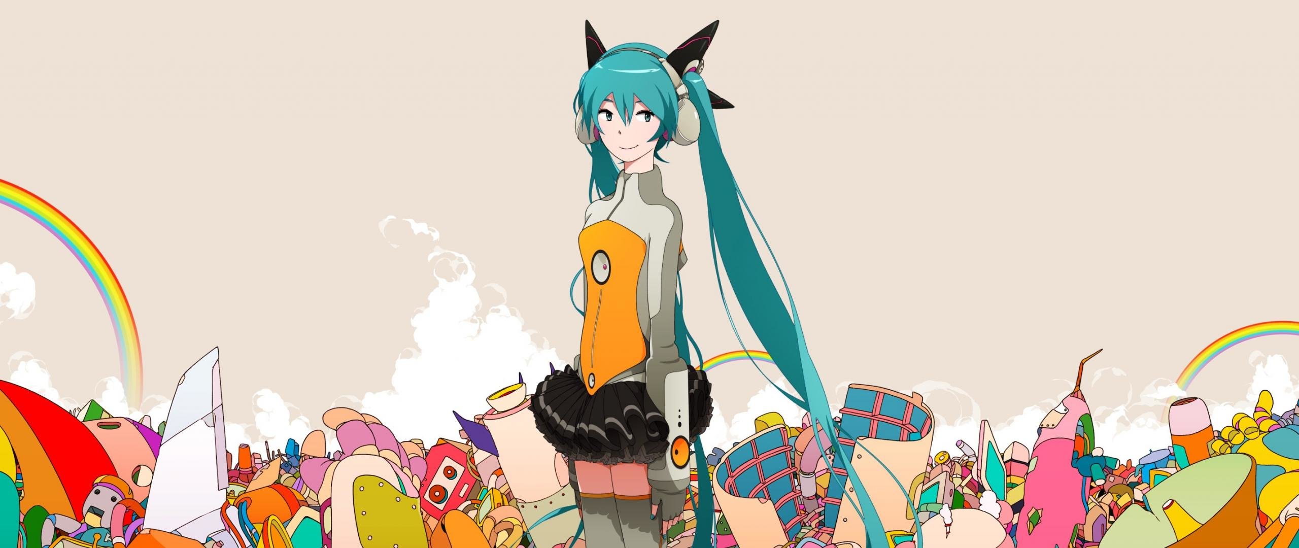 Free download Hatsune Miku background ID:3495 hd 2560x1080 for computer