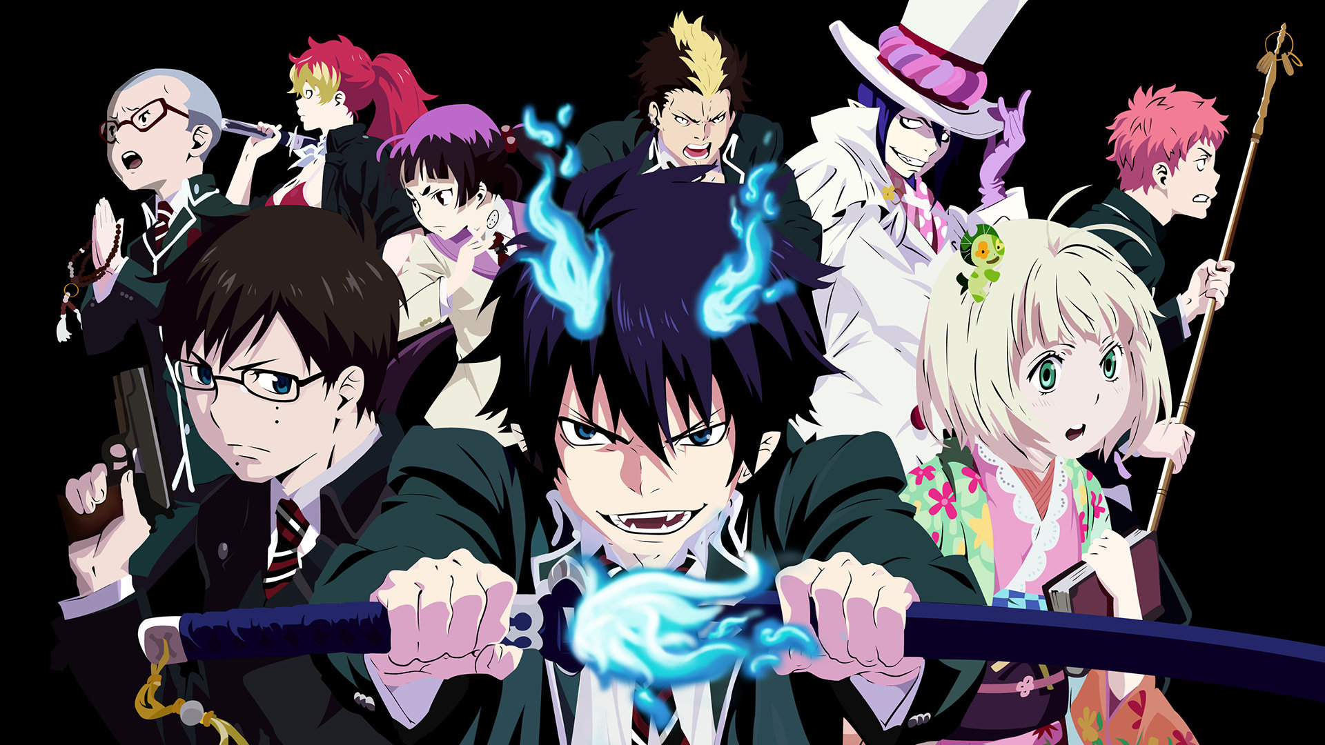 Awesome Blue Exorcist (Ao No) free wallpaper ID:242307 for 1080p desktop