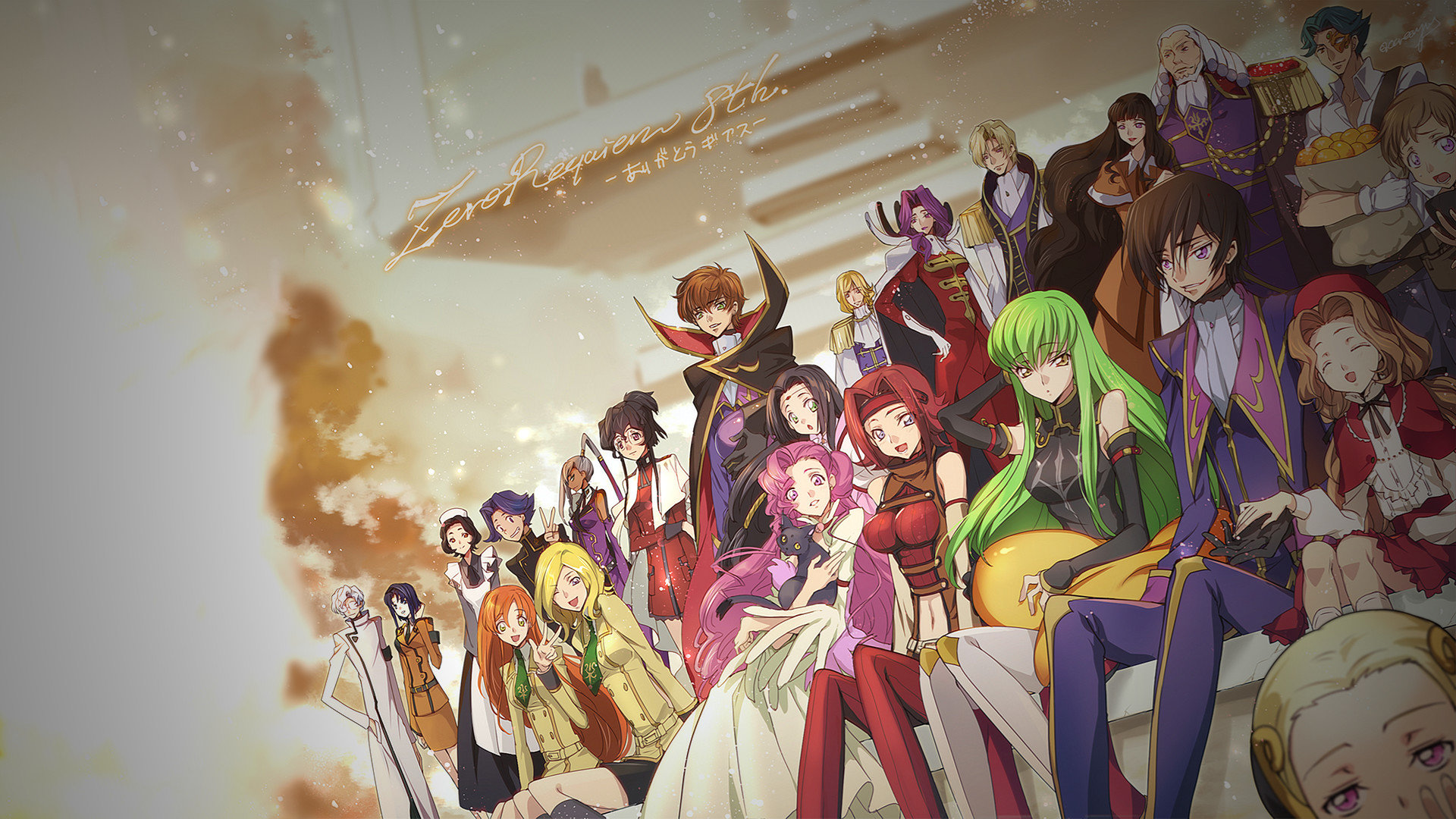 Free Code Geass high quality background ID:43845 for full hd 1920x1080 computer