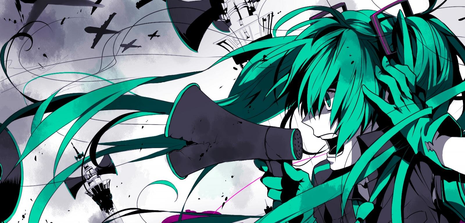 High resolution Vocaloid hd 1600x768 background ID:3441 for PC