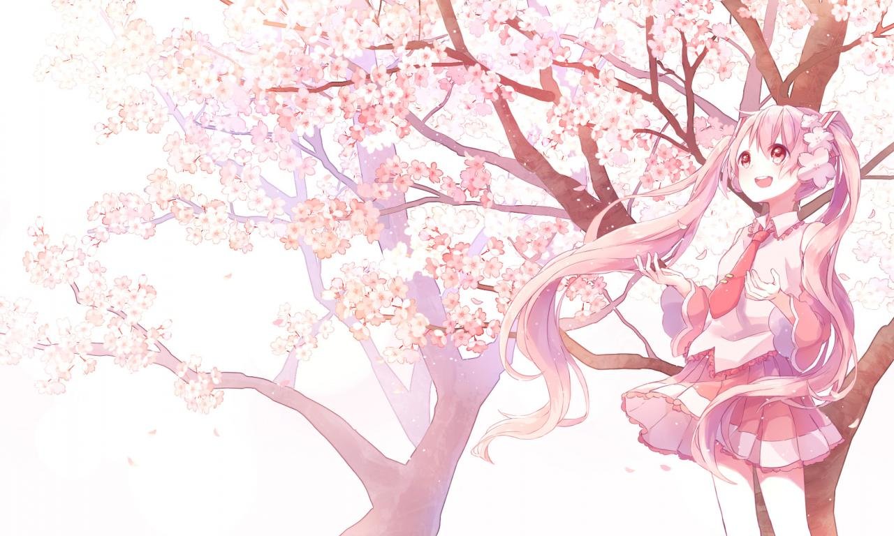 Best Sakura Miku wallpaper ID:1486 for High Resolution hd 1280x768 desktop