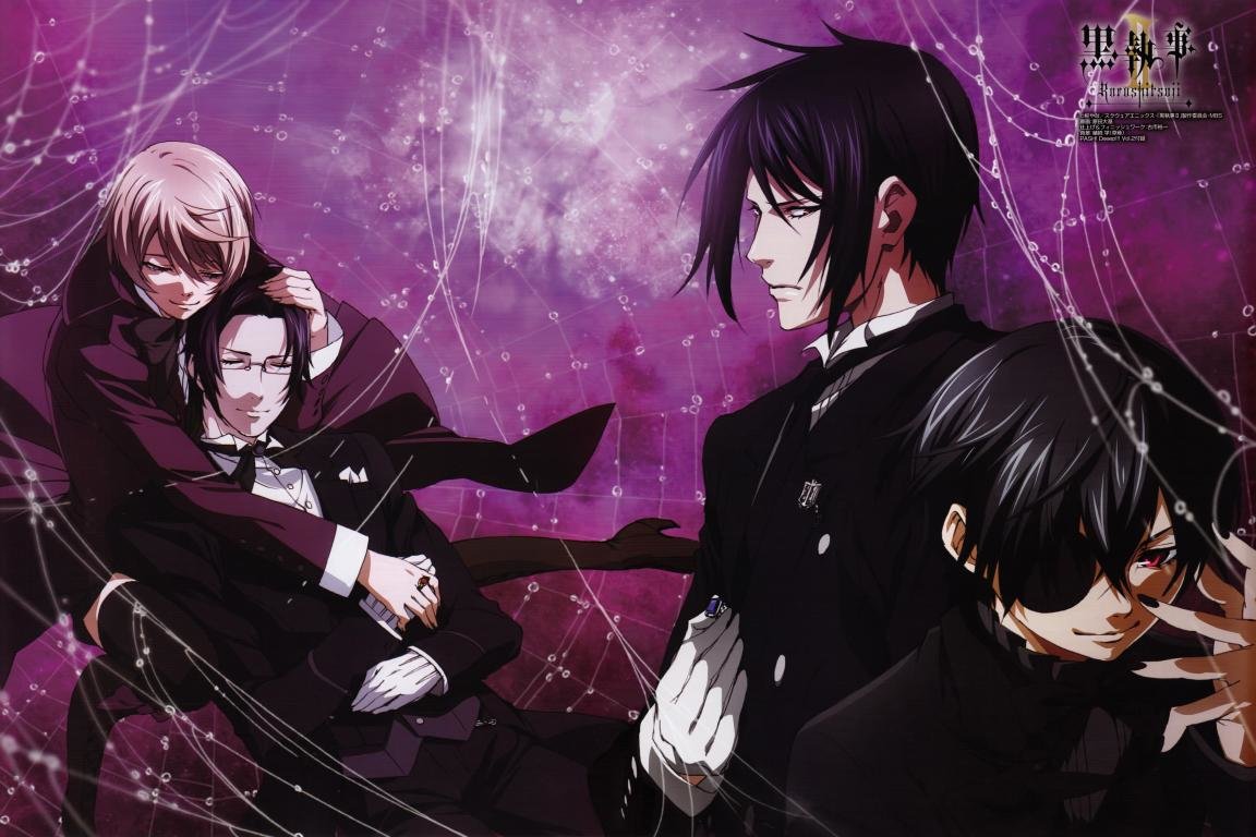 Download hd 1152x768 Black Butler PC background ID:446560 for free