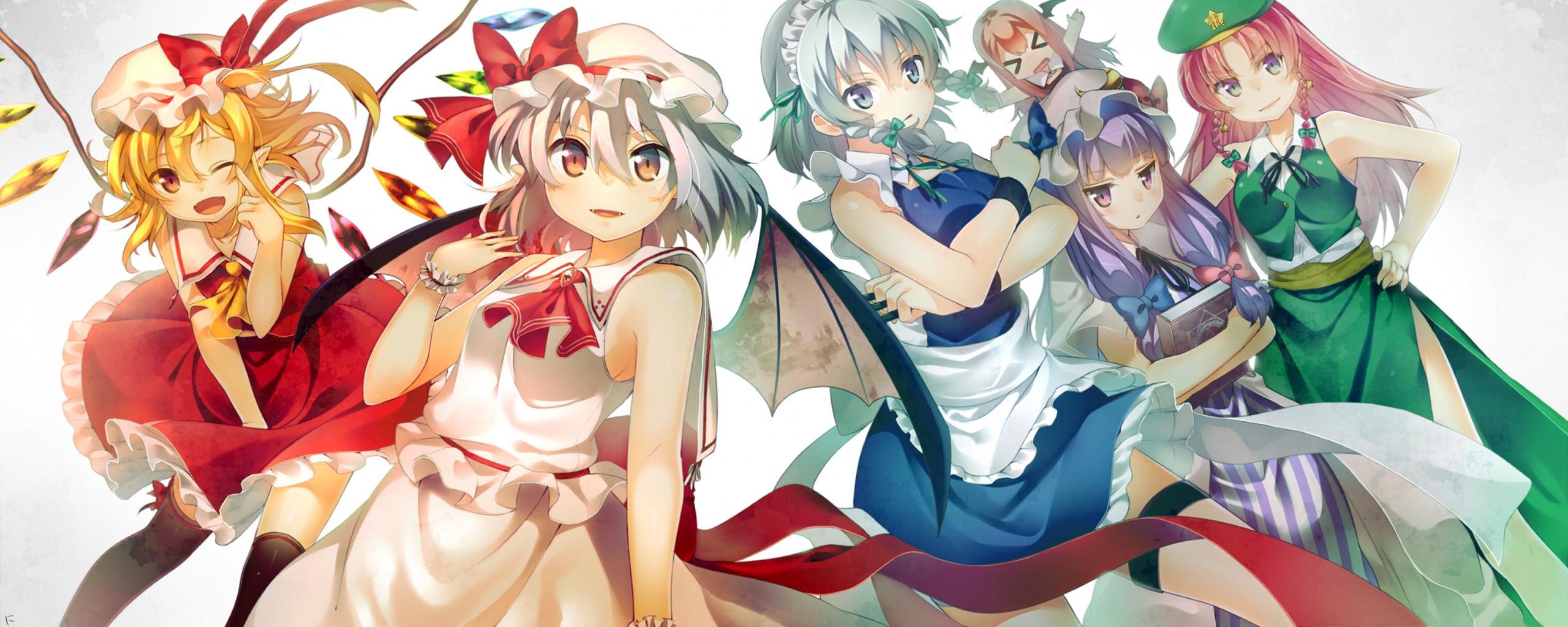 High resolution Touhou dual screen 2560x1024 background ID:224058 for desktop