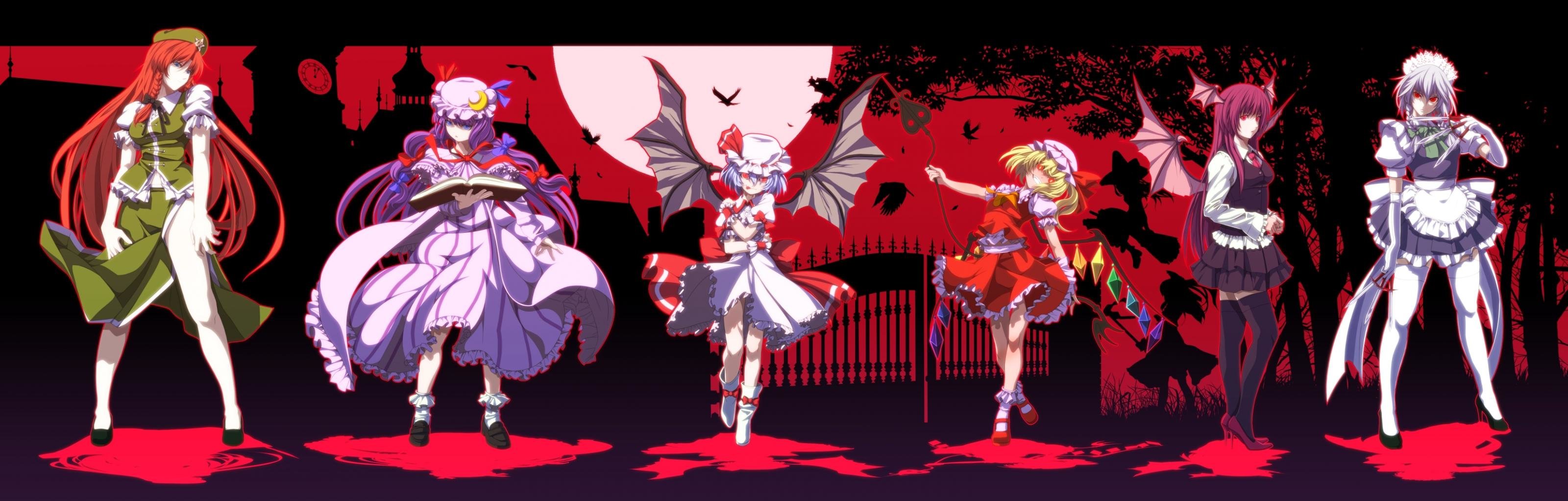 Free Touhou high quality wallpaper ID:223514 for dual screen 3200x1024 computer