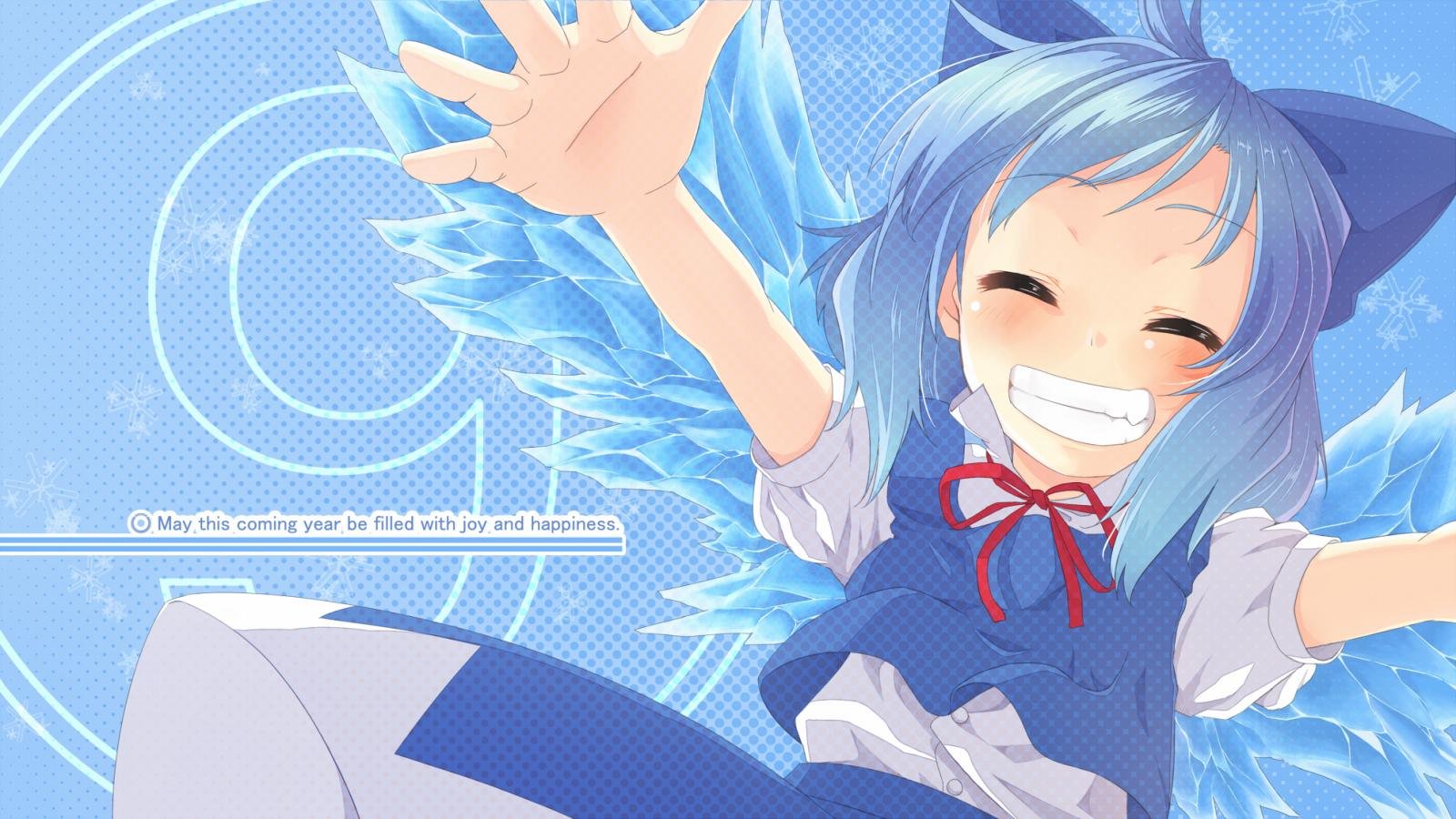 Download hd 1600x900 Cirno (Touhou) PC background ID:222896 for free