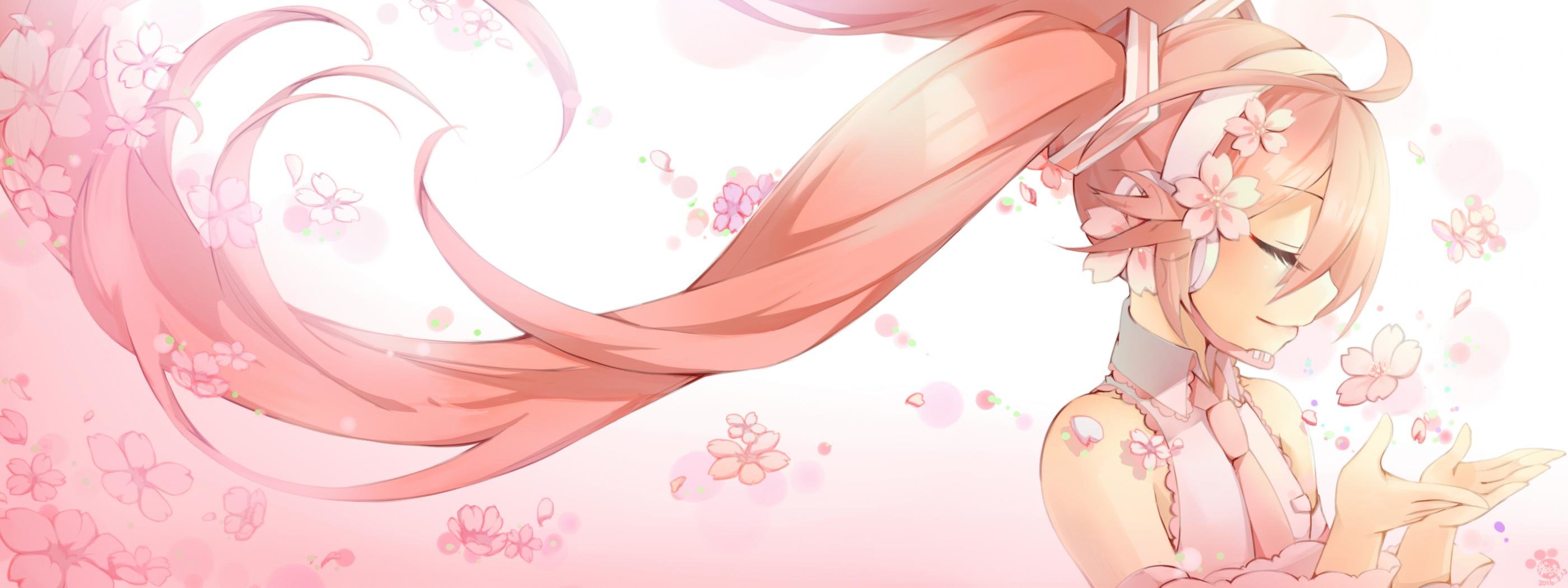 High resolution Vocaloid dual monitor 2800x1050 background ID:5572 for desktop