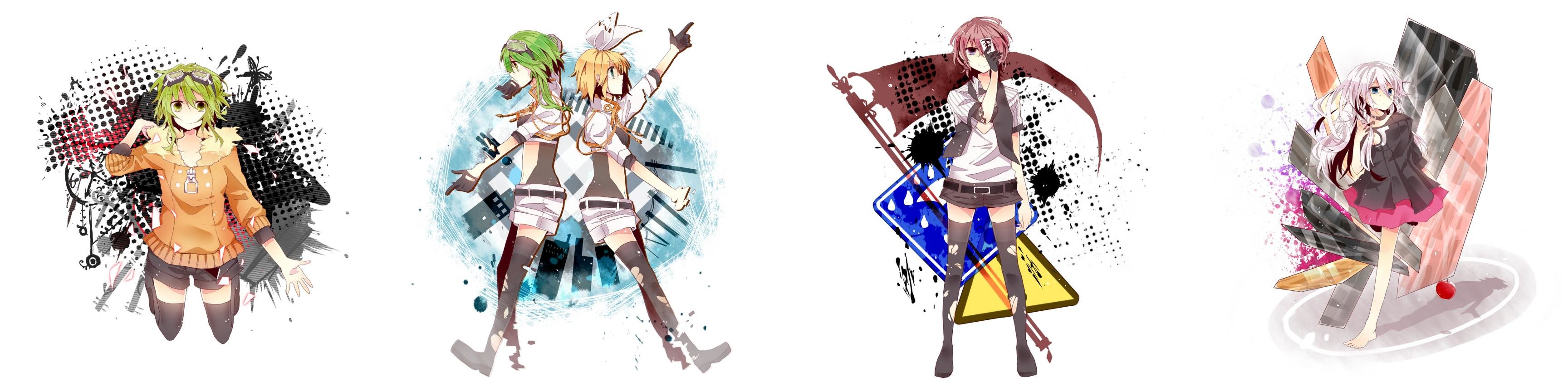 Best Vocaloid background ID:5735 for High Resolution triple screen 3456x864 PC