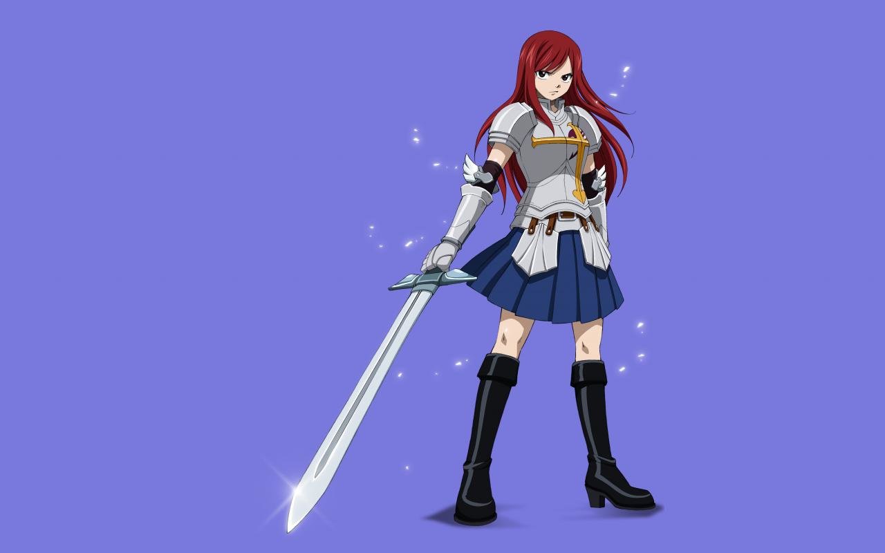 Free download Erza Scarlet wallpaper ID:41461 hd 1280x800 for PC