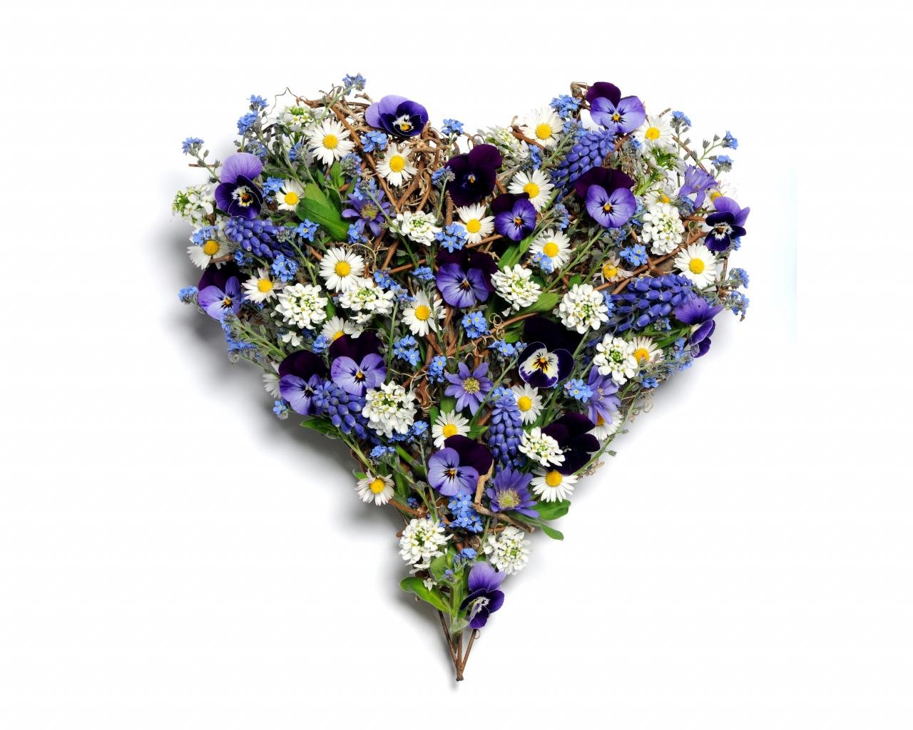Download hd 1280x1024 Flower bouquet desktop wallpaper ID:180043 for free
