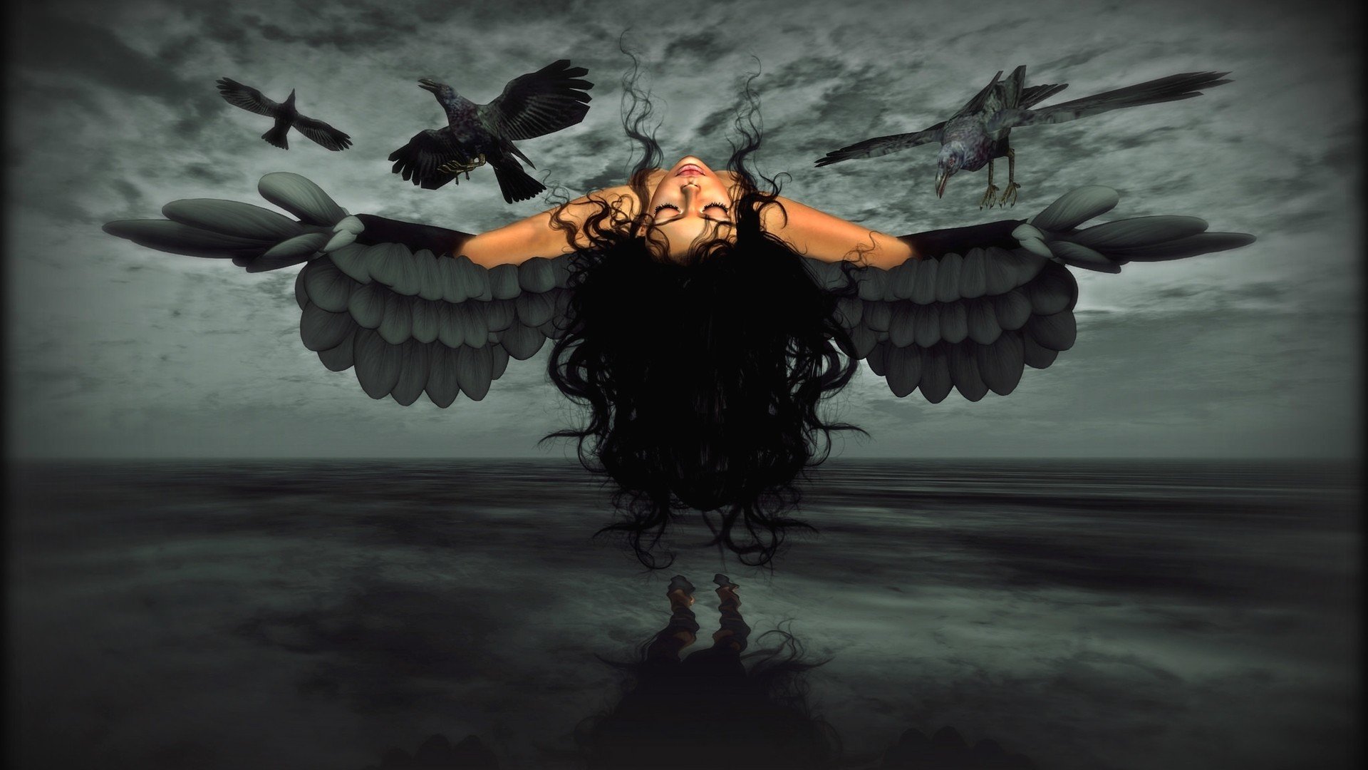 Awesome Dark angel free background ID:142255 for full hd 1080p computer