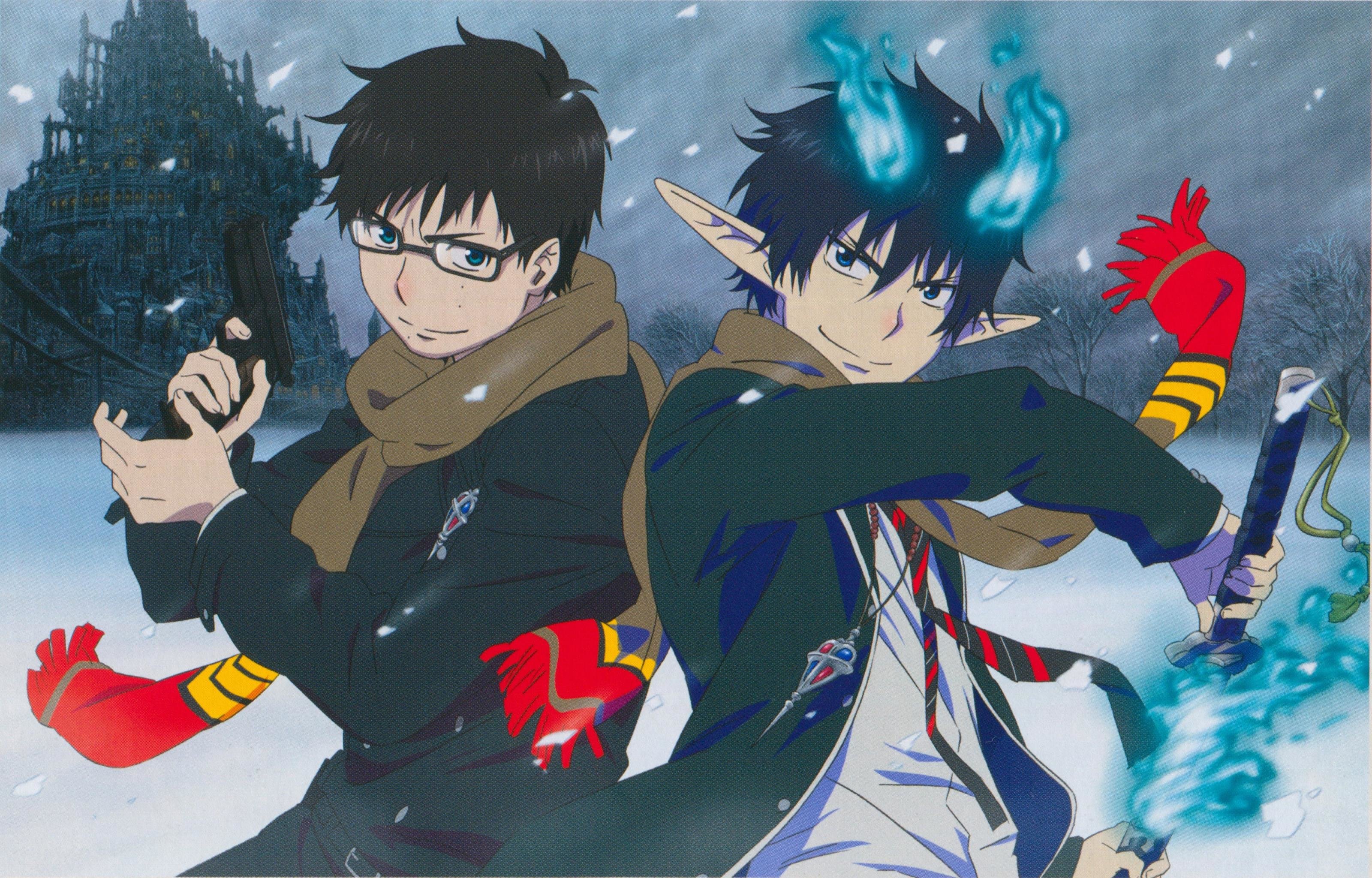Free download Blue Exorcist (Ao No) wallpaper ID:242347 hd 3200x2048 for PC