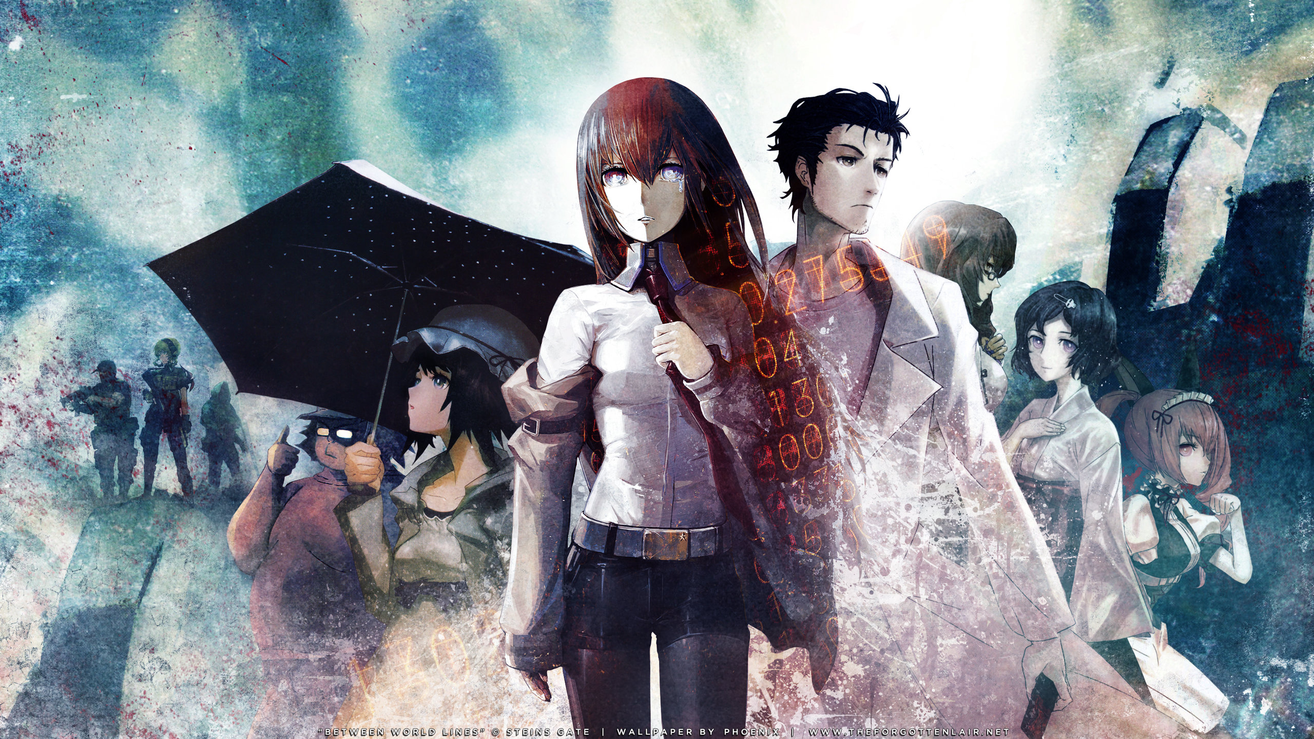 Download hd 2560x1440 Steins Gate PC background ID:315950 for free