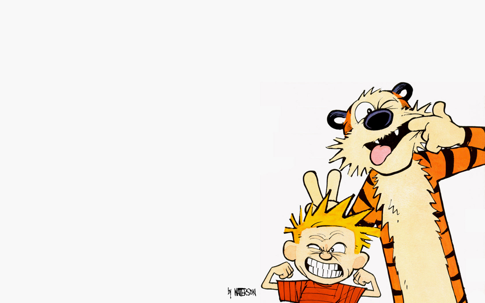 High resolution Calvin and Hobbes hd 1680x1050 background ID:211361 for computer