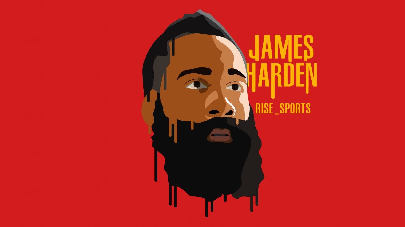 Download 1366x768 laptop James Harden PC wallpaper ID:281673 for free