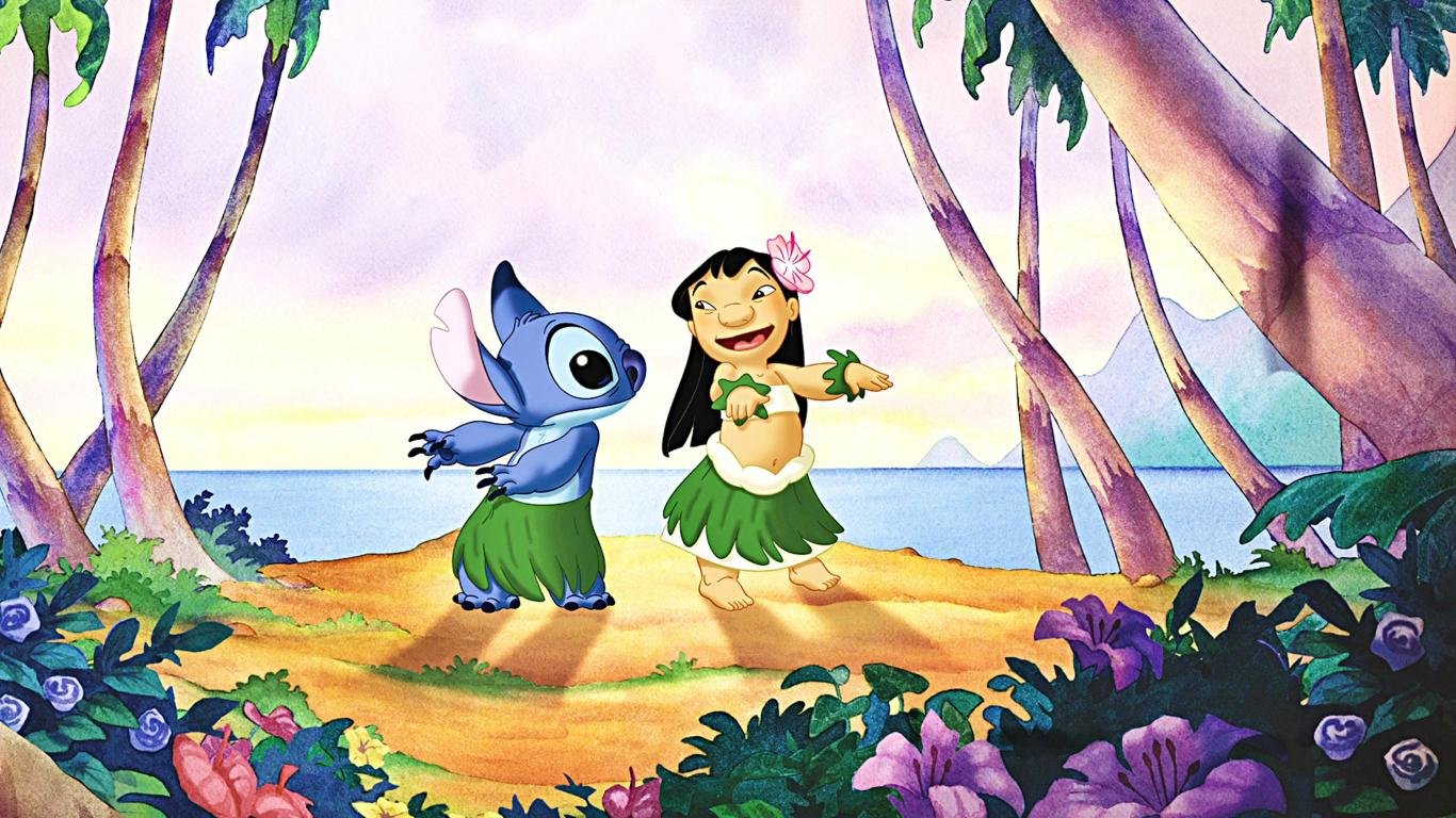 Awesome Lilo and Stitch free background ID:448888 for 1366x768 laptop desktop