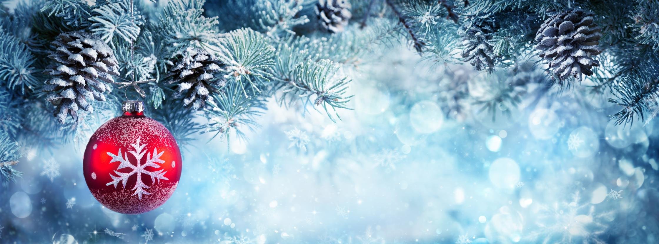 Download dual monitor 2240x832 Christmas PC wallpaper ID:434240 for free