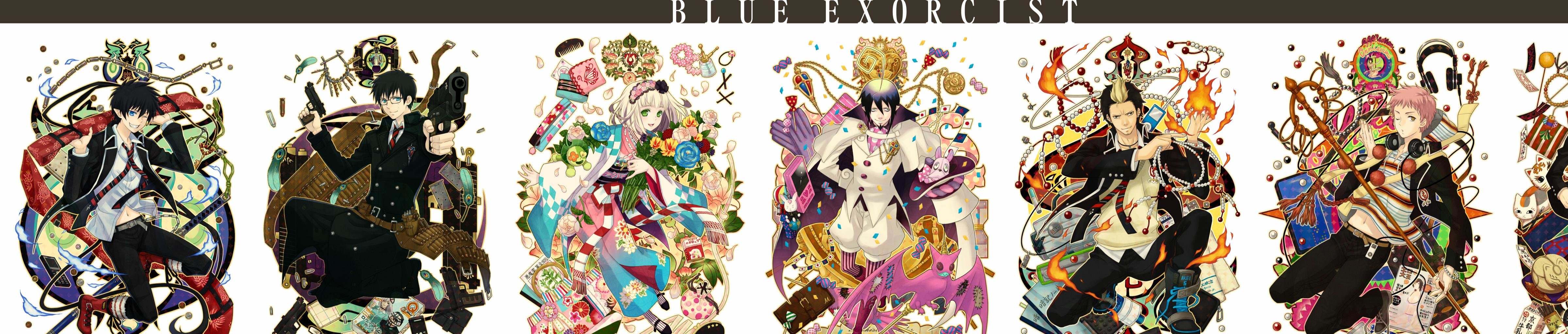 Free Blue Exorcist (Ao No) high quality wallpaper ID:242339 for triple monitor 4800x1024 computer
