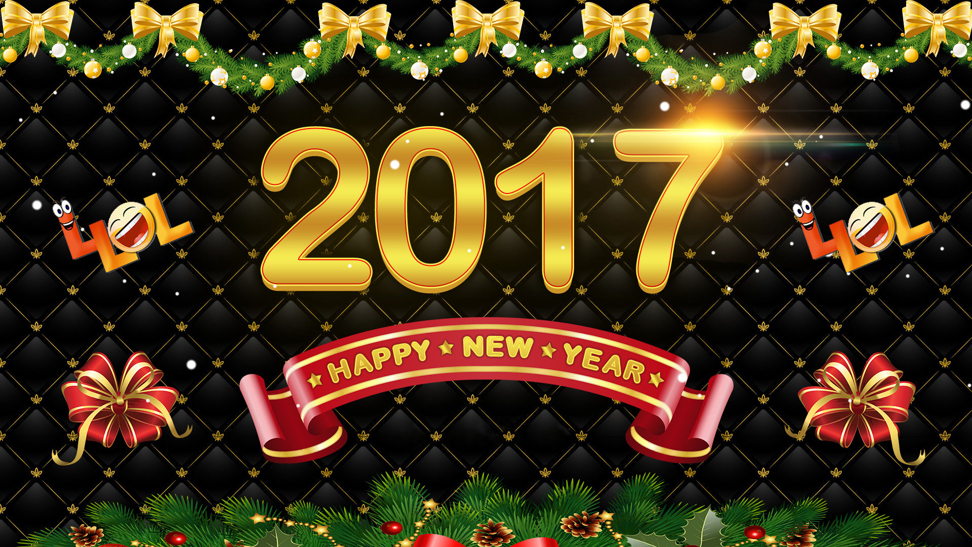 Free New Year 2017 high quality wallpaper ID:64363 for full hd 1080p PC