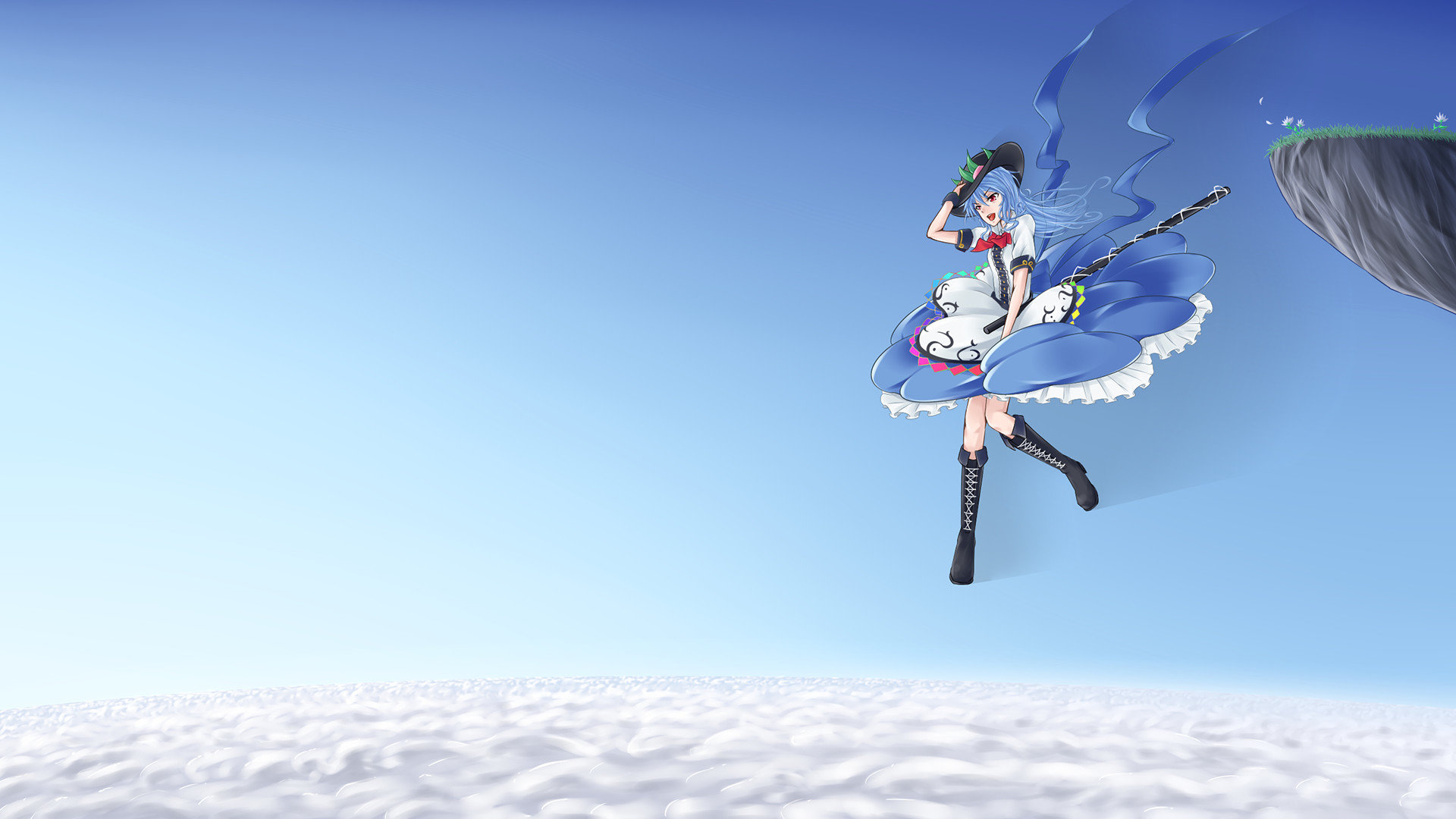 Best Tenshi Hinanawi wallpaper ID:222708 for High Resolution hd 1920x1080 PC