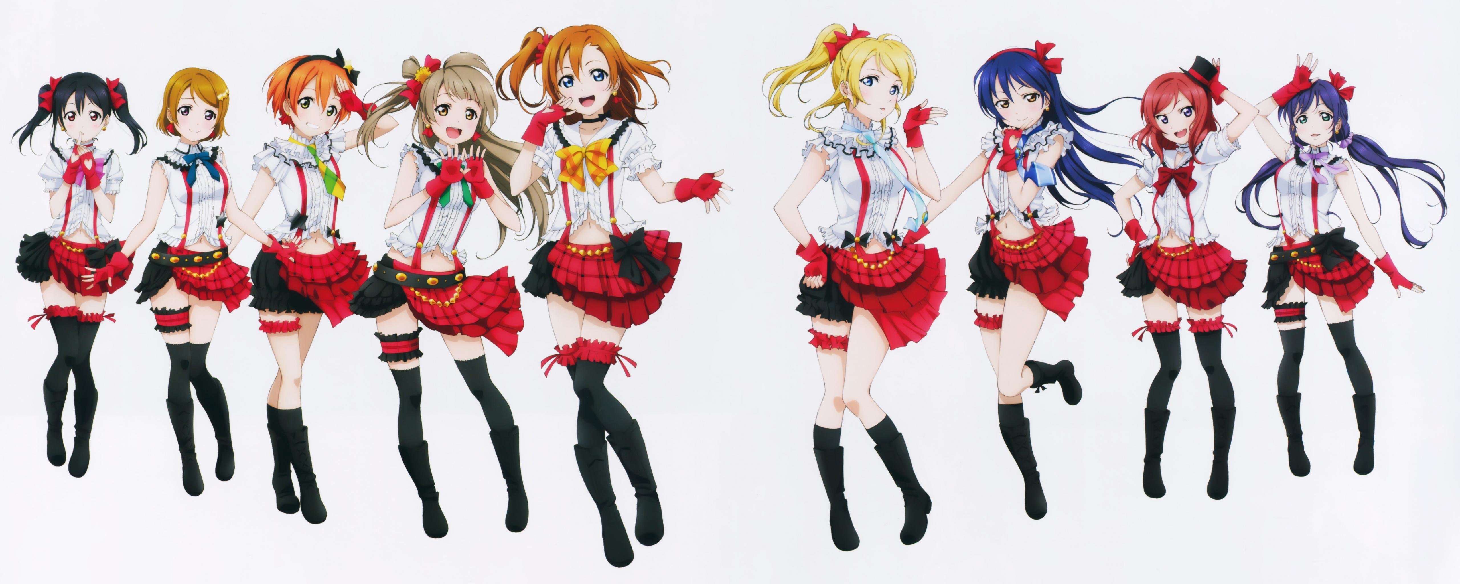 Download dual monitor 5120x2048 Love Live! computer background ID:152239 for free