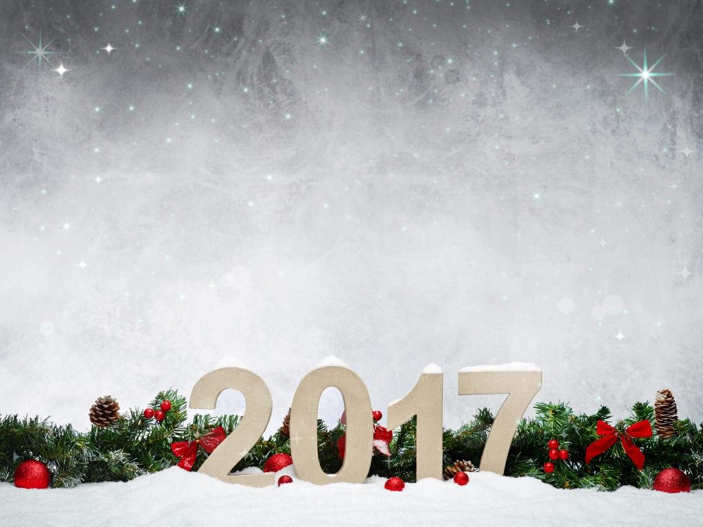 Download hd 1024x768 New Year 2017 PC background ID:64405 for free