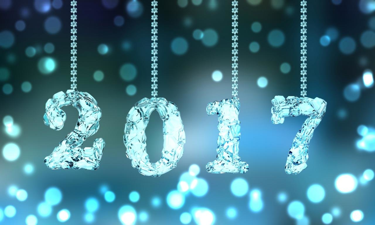 High resolution New Year 2017 hd 1280x768 background ID:64367 for computer