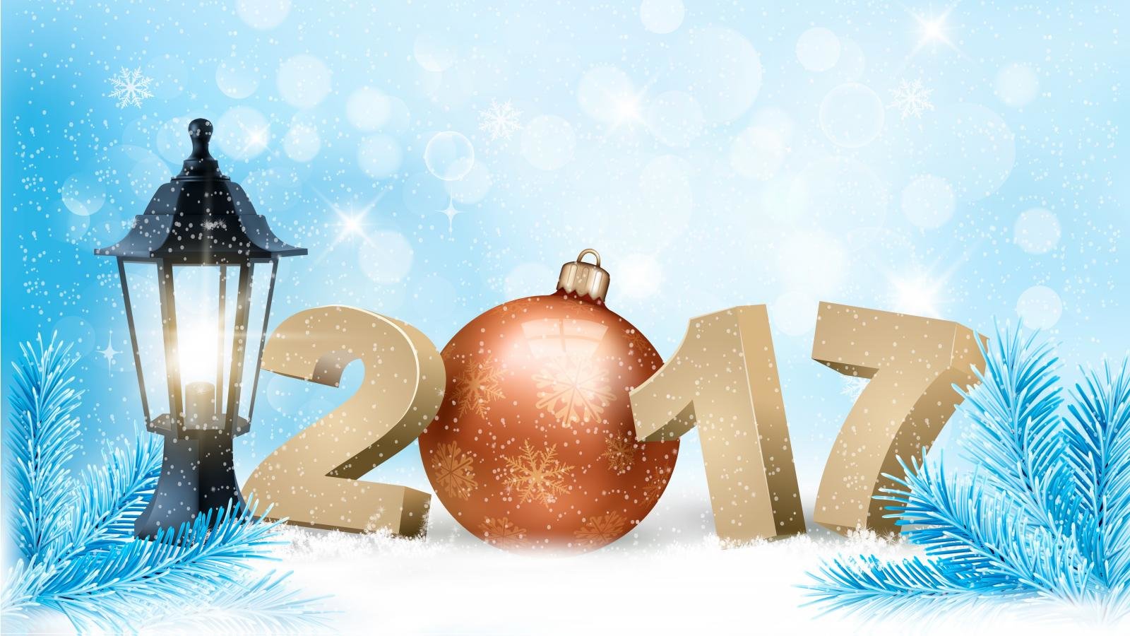 Free New Year 2017 high quality background ID:64418 for hd 1600x900 computer