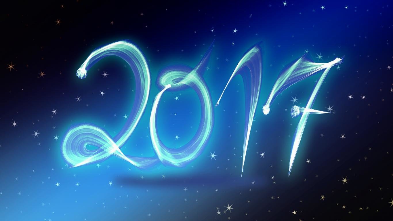 Download laptop New Year 2017 PC wallpaper ID:64366 for free