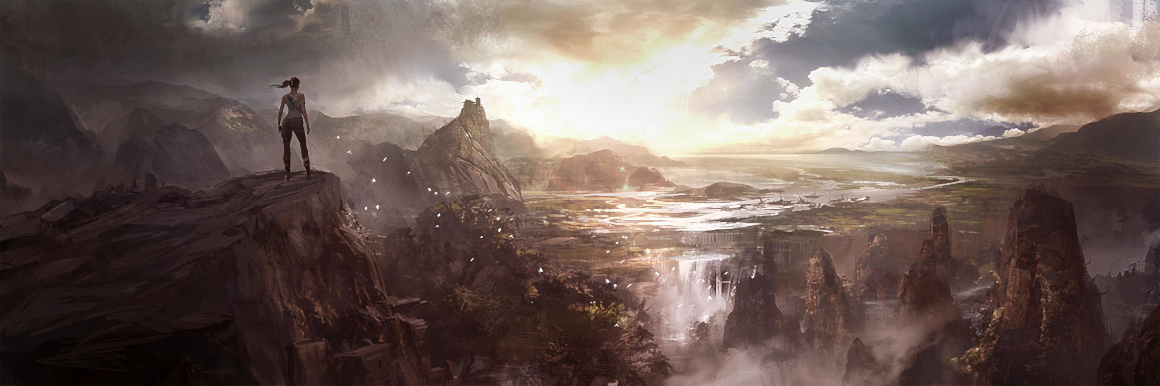 Best Tomb Raider (2013) background ID:375518 for High Resolution dual screen 3840x1280 PC