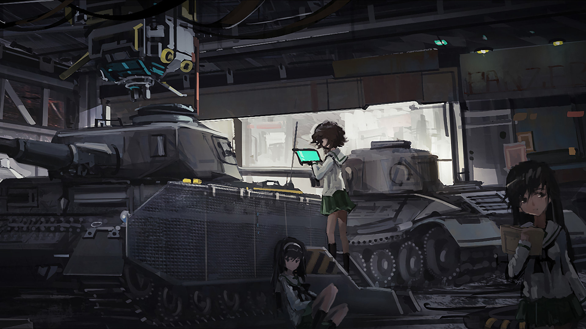 Download hd 1080p Girls Und Panzer PC background ID:208249 for free