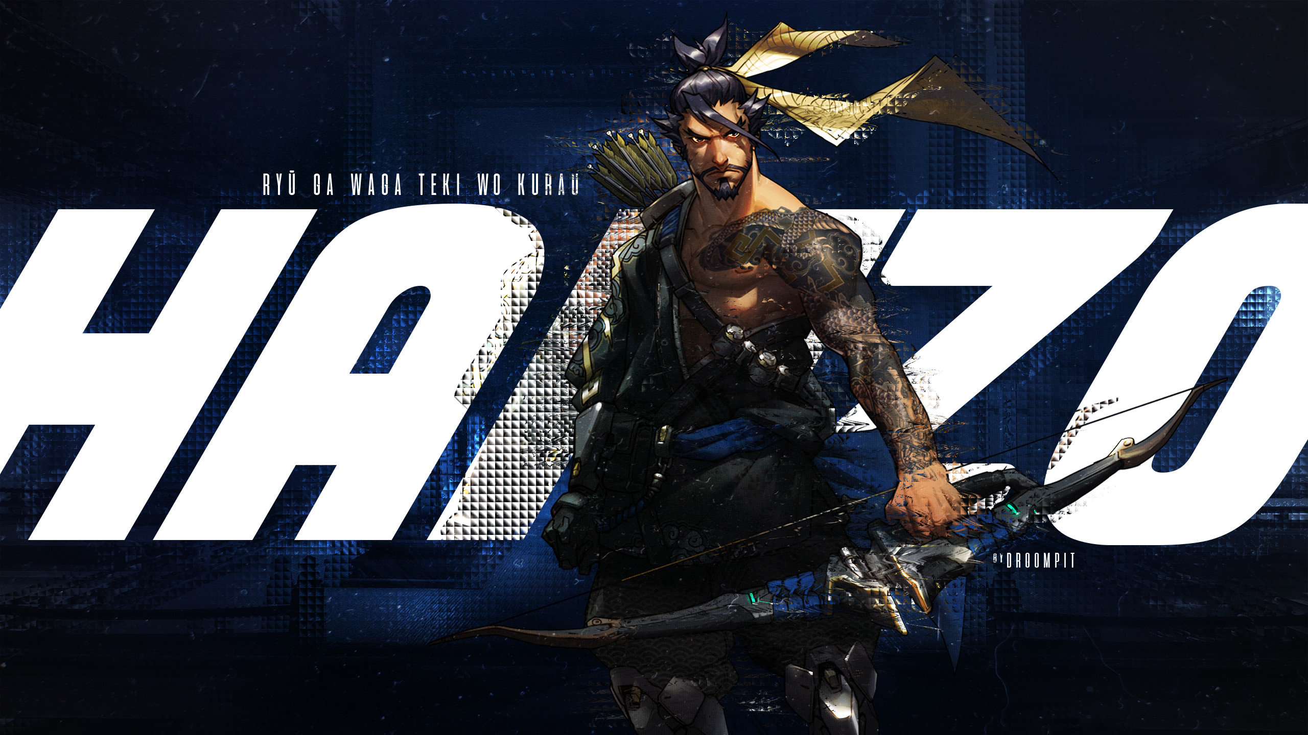 Awesome Hanzo (Overwatch) free background ID:170298 for hd 2560x1440 PC